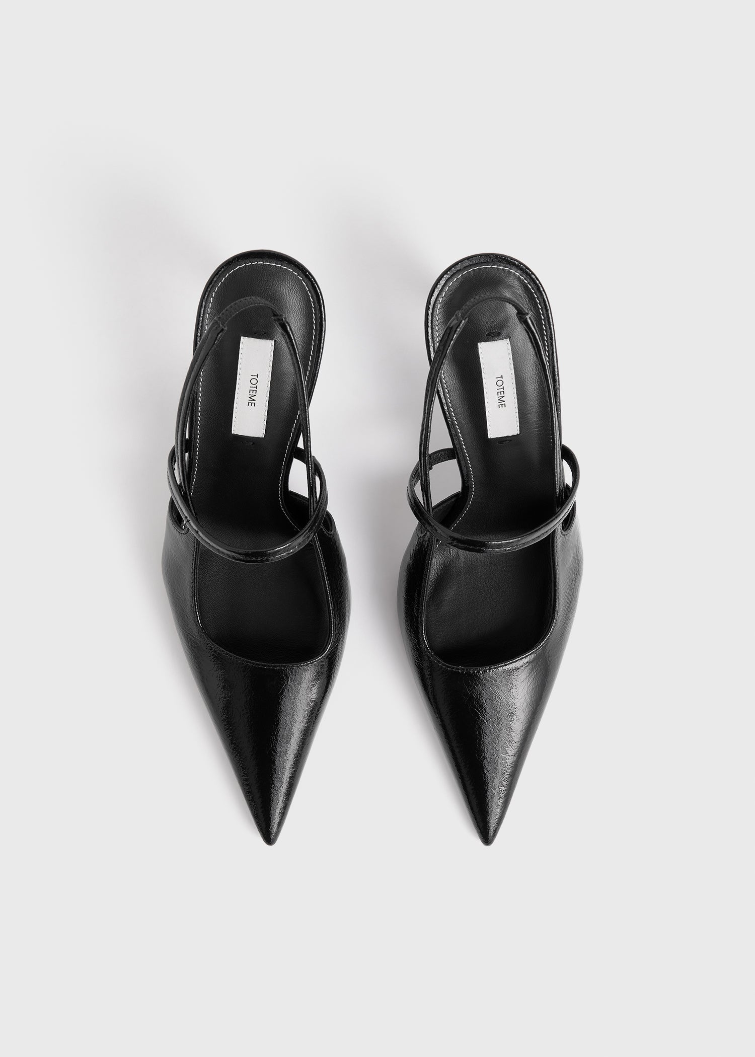 Naplack stiletto slingbacks black 5 Naplack stiletto slingbacks black