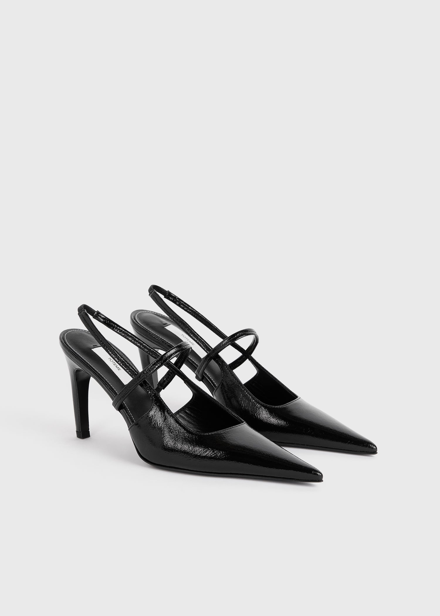 Naplack stiletto slingbacks black 8 Naplack stiletto slingbacks black