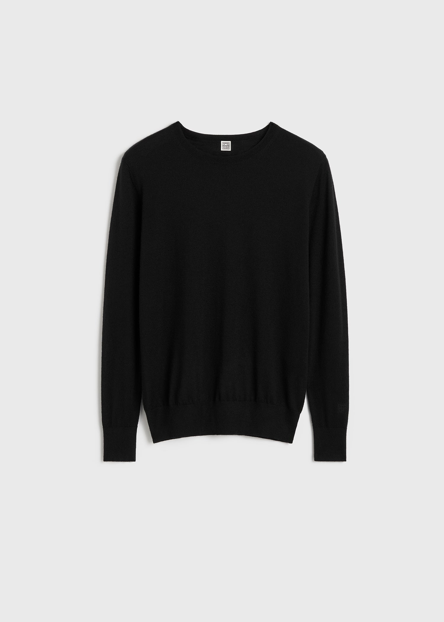 Fine crew-neck knit black 6 Fine crew-neck knit black