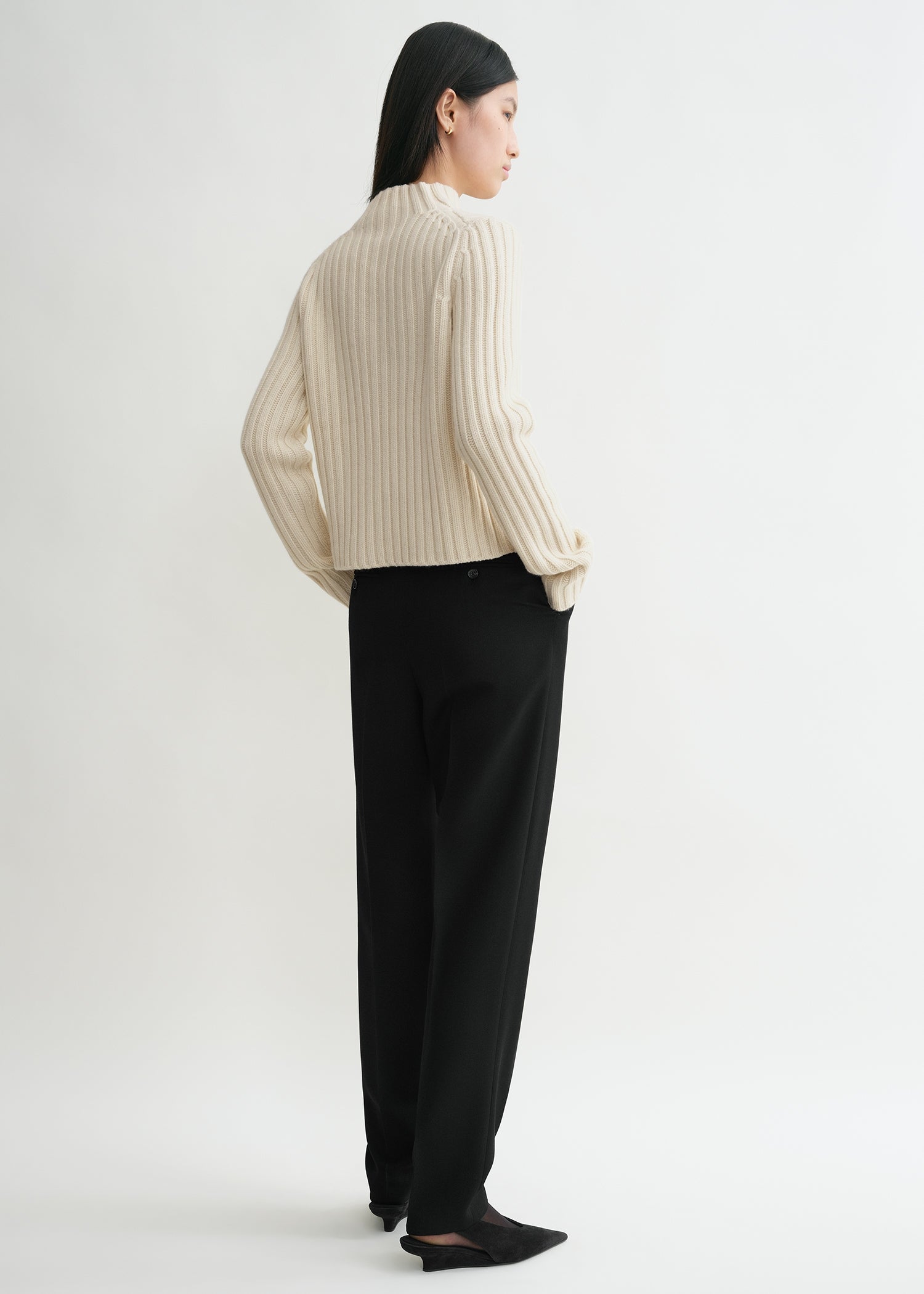 Petite chunky rib knit snow 4 Petite chunky rib knit snow