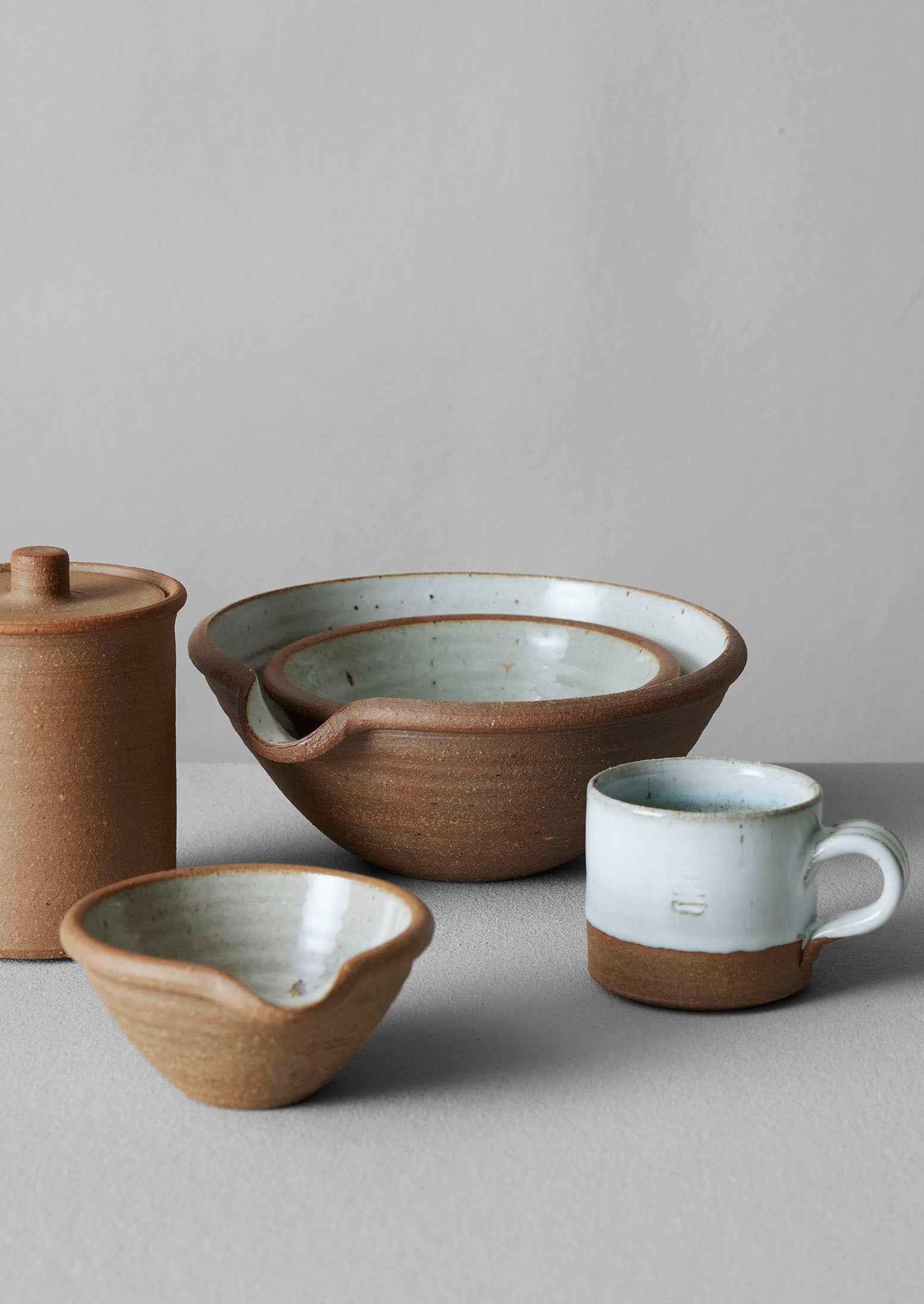 Leach Pottery Mixing Bowls | Chalk 5 Leach Pottery Mixing Bowls | Chalk