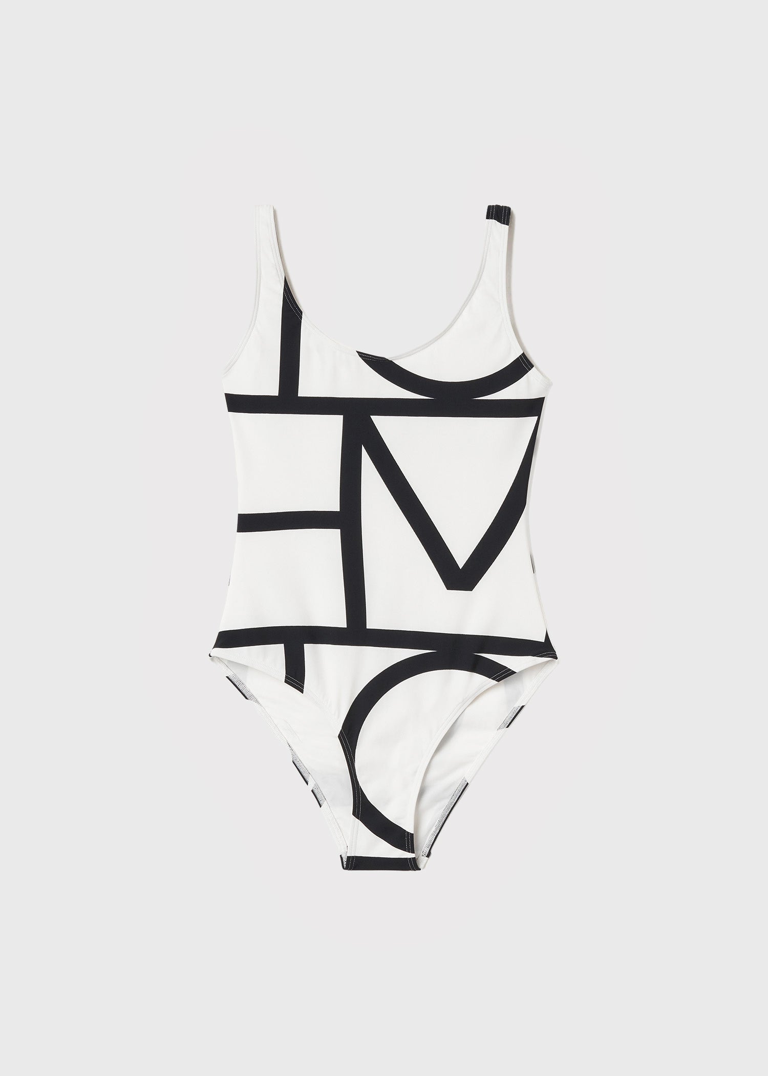 Monogram swimsuit tofu