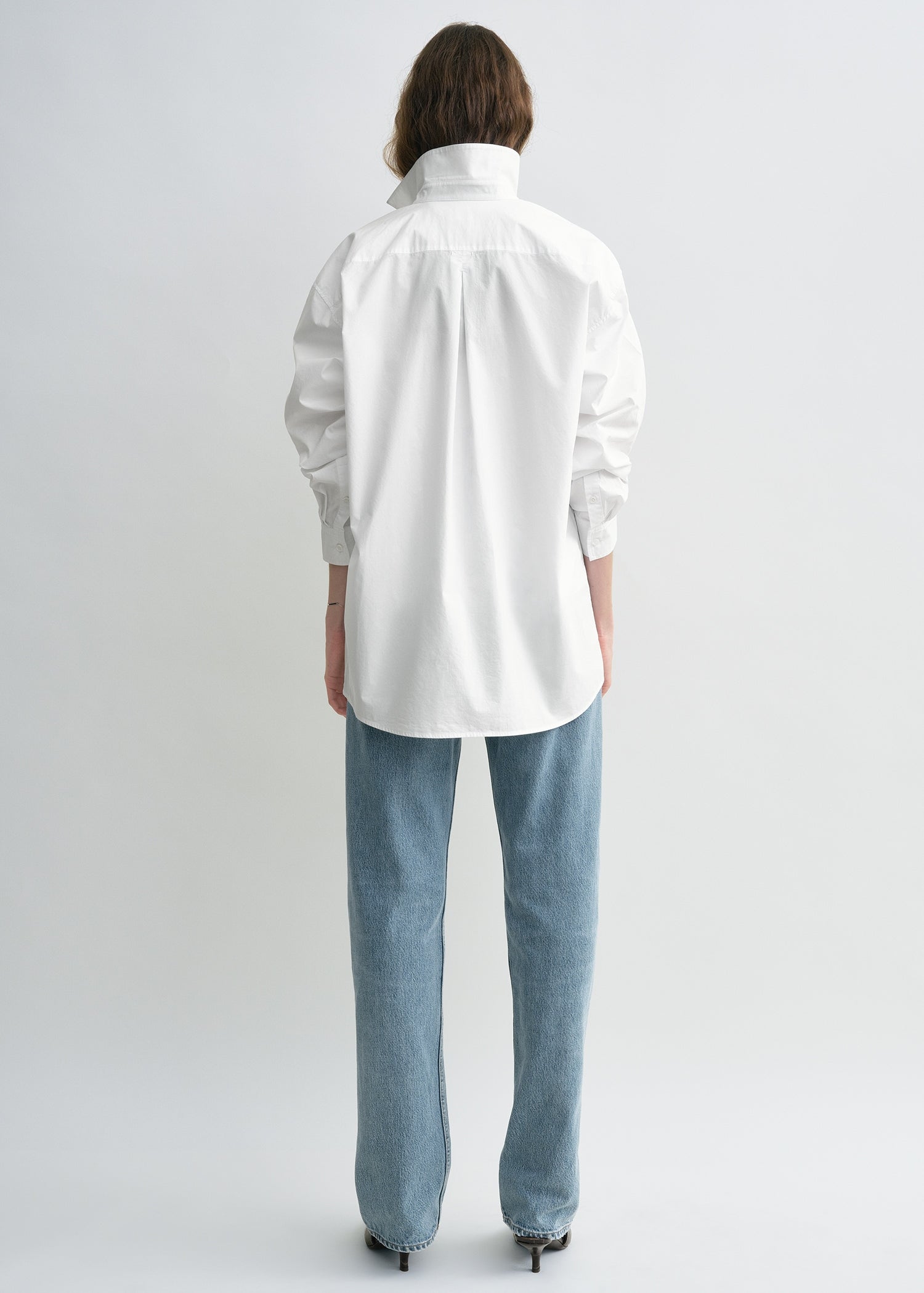 Classic tumbled shirt white 4 Classic tumbled shirt white