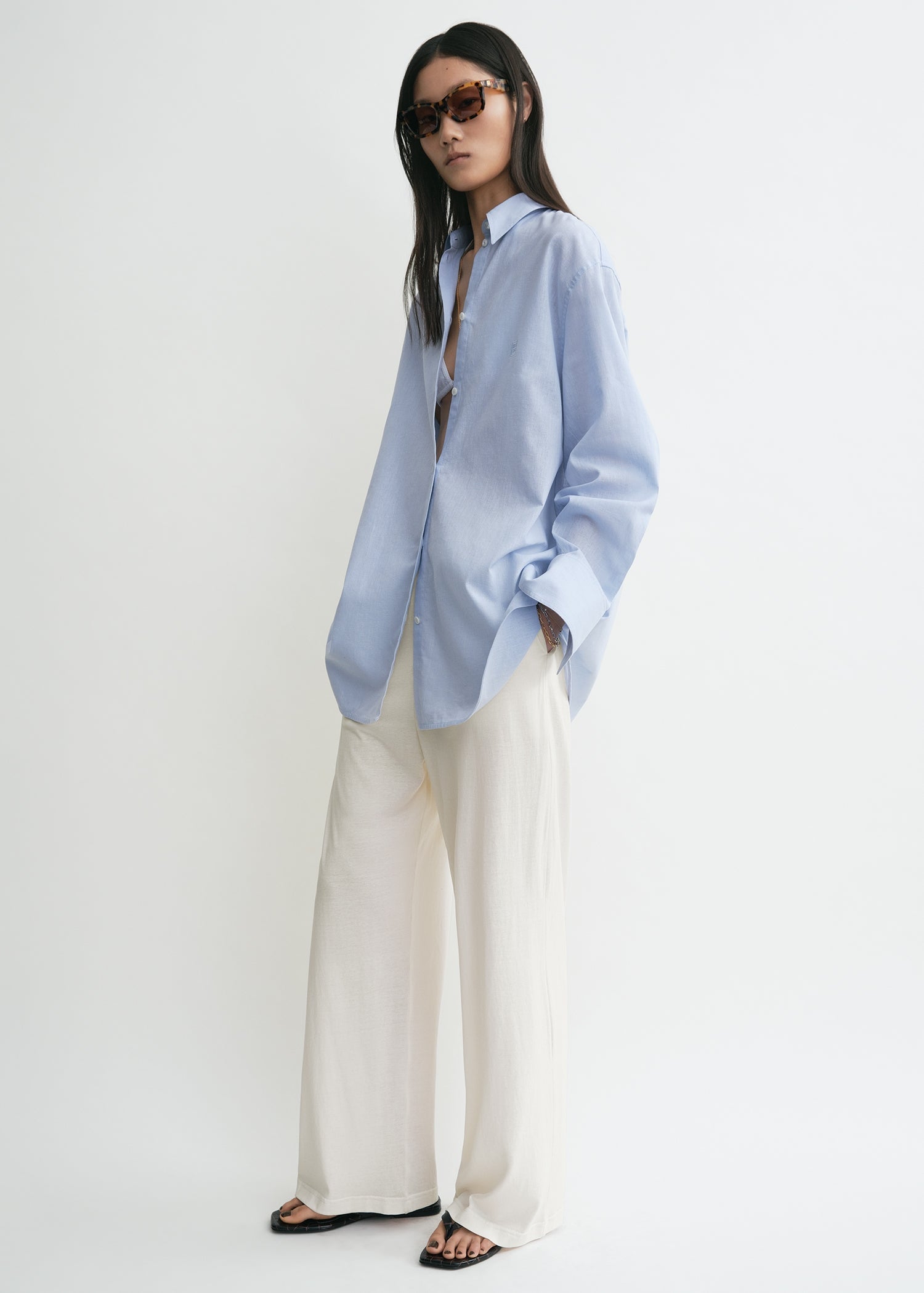 Oversized summer shirt sky 3 Oversized summer shirt sky