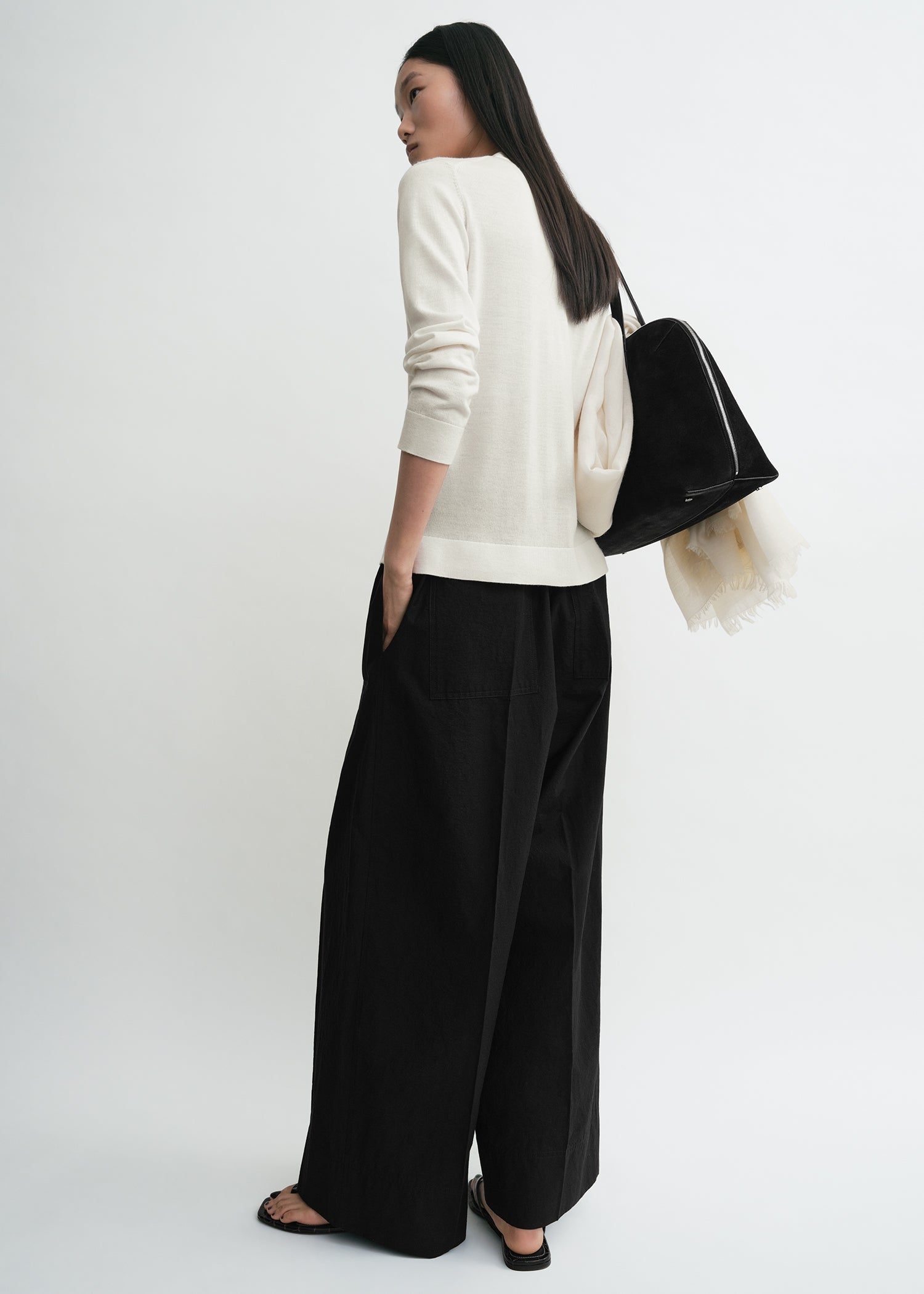 Wool silk knit off-white 4 Wool silk knit off-white