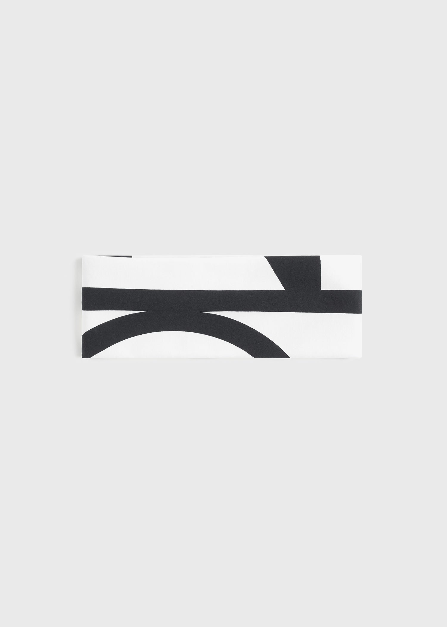 Monogram headband tofu