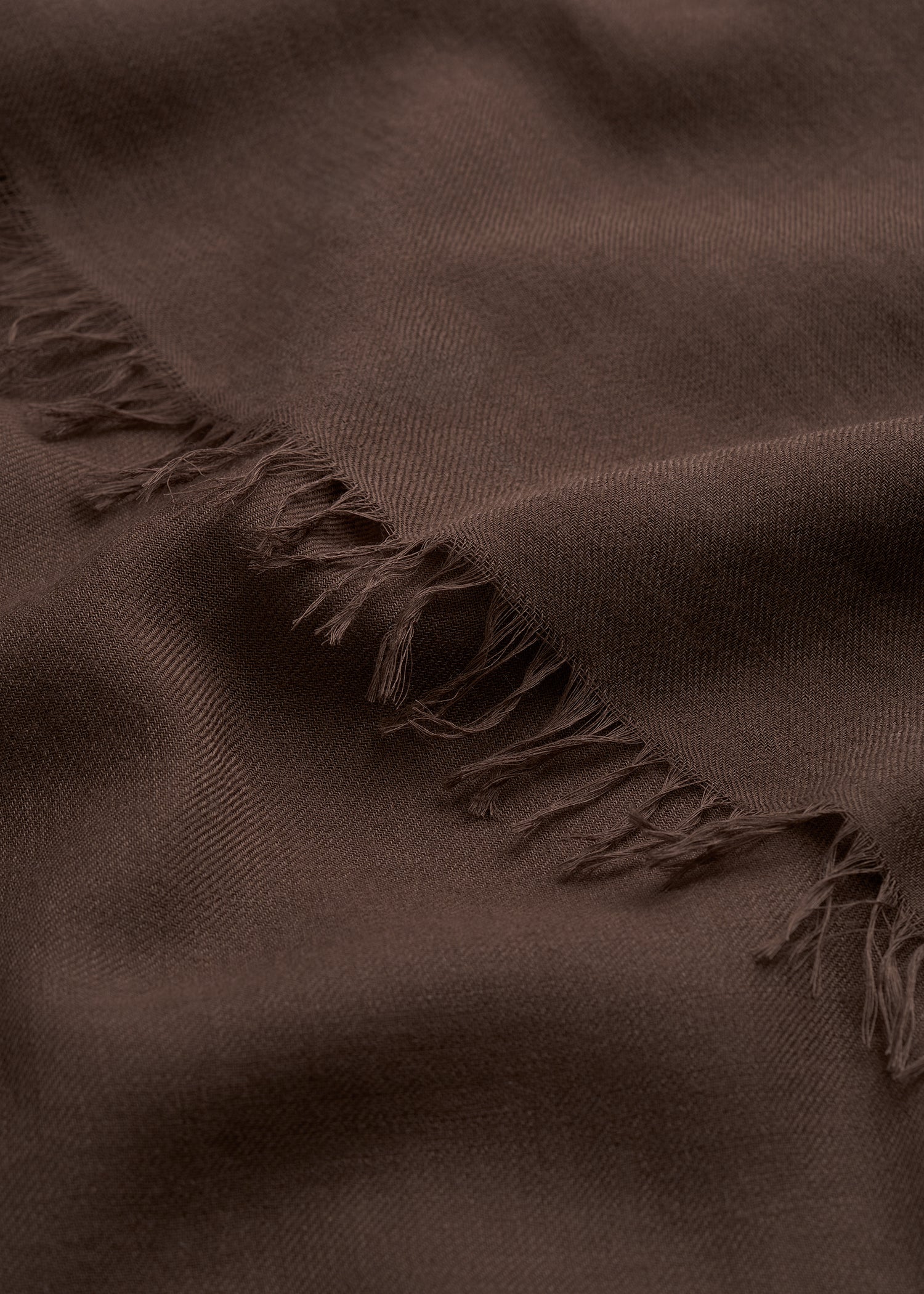 Light wool blanket scarf chocolate 4 Light wool blanket scarf chocolate