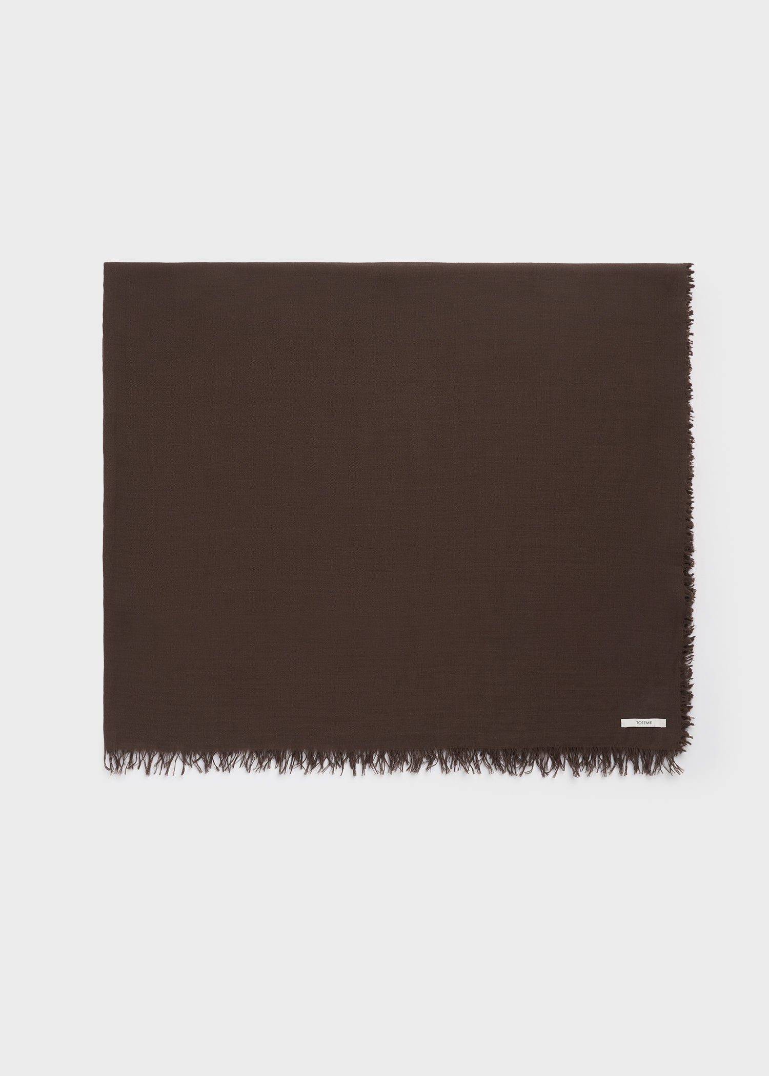 Light wool blanket scarf chocolate 5 Light wool blanket scarf chocolate