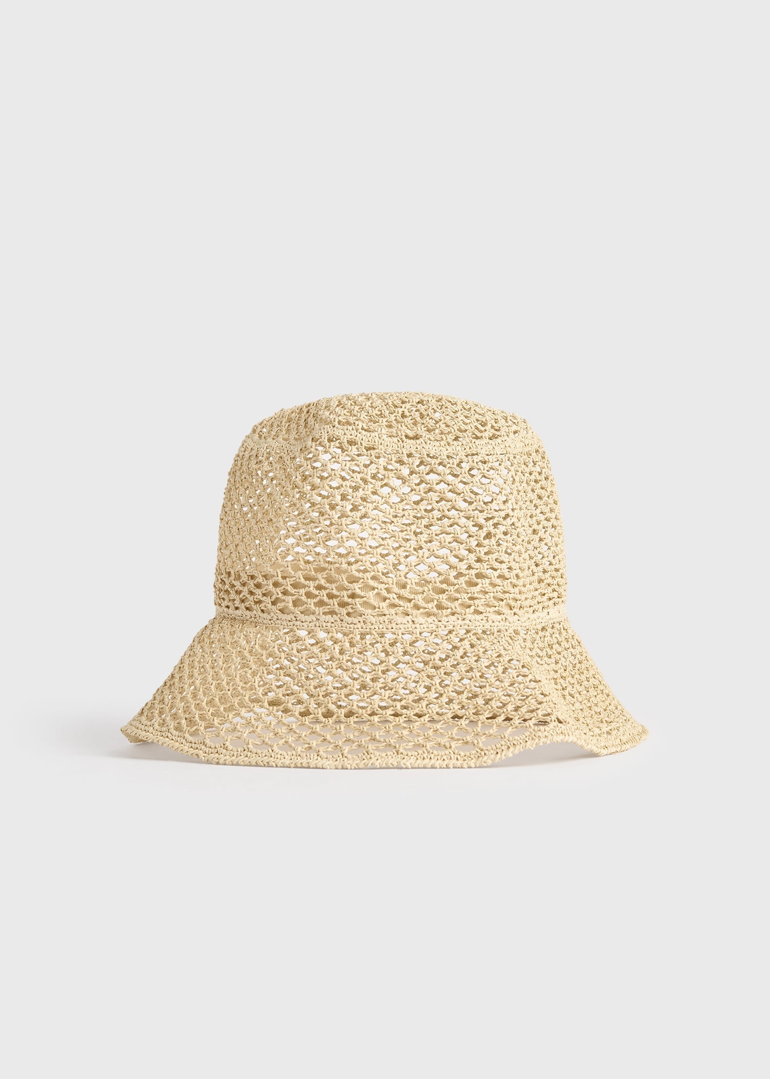 Crochet hat vanilla