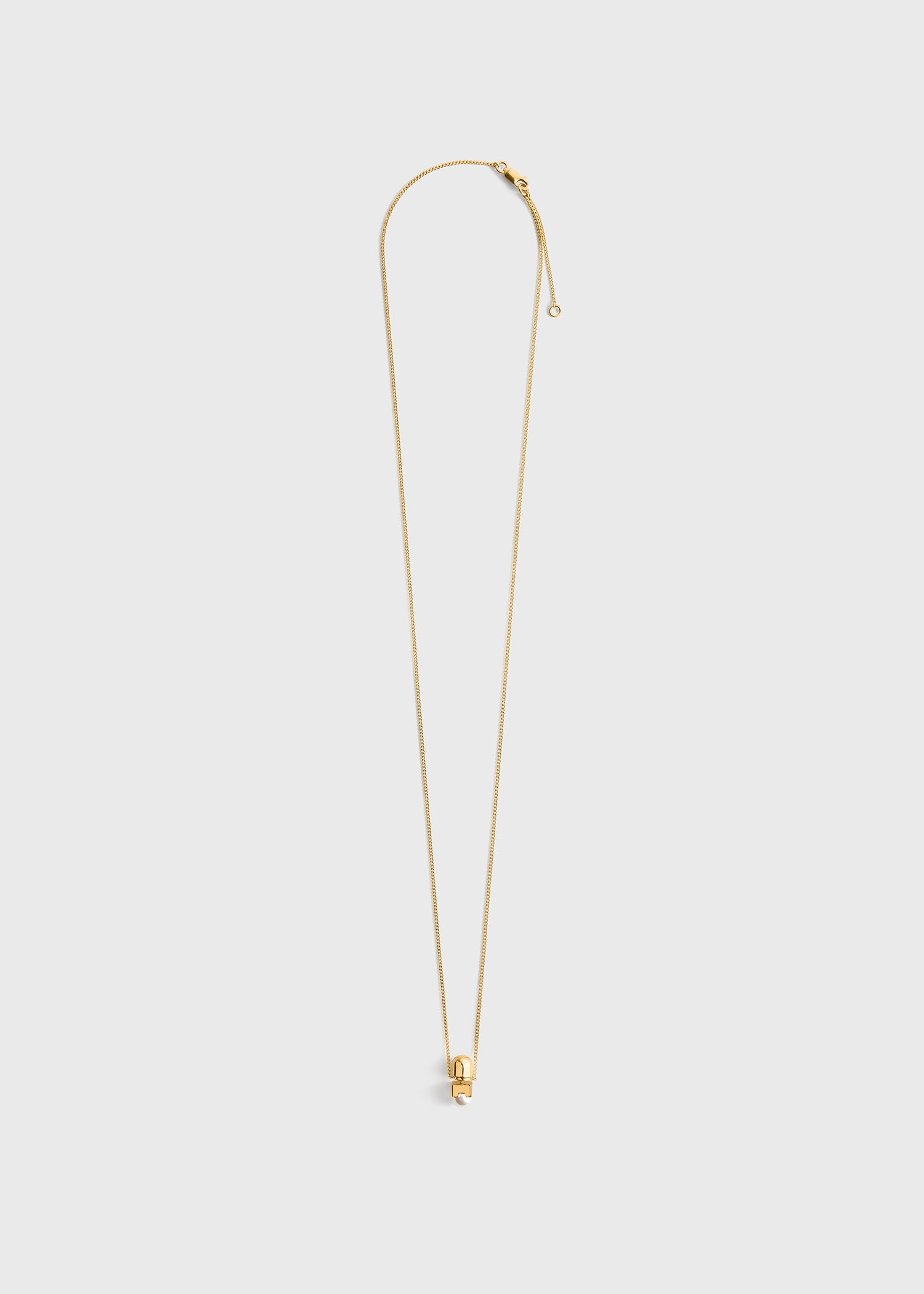 Long faux pearl necklace white 4 Long faux pearl necklace white