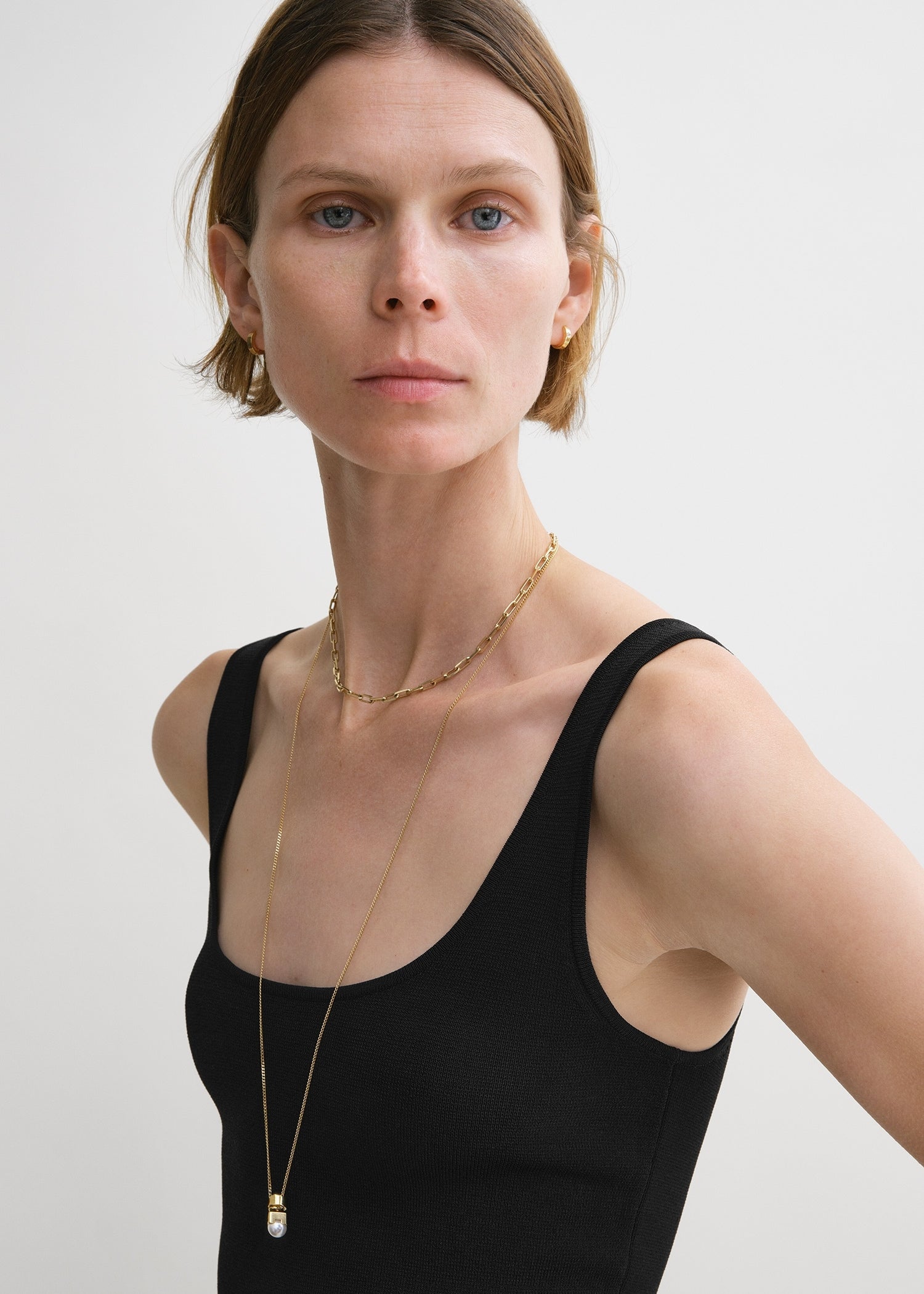 Compact knit tank black 5 Compact knit tank black