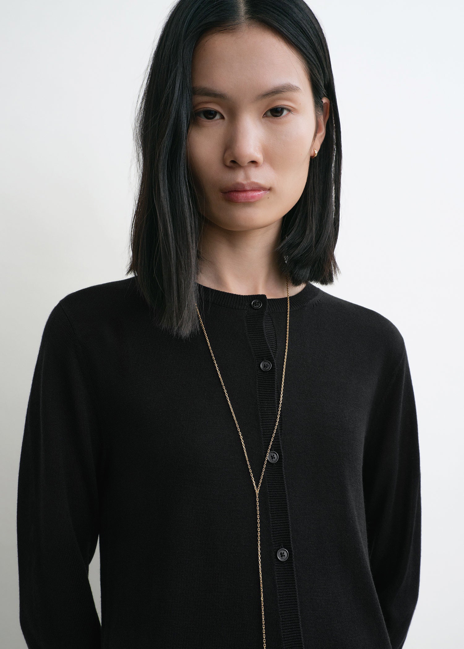 Fine knit cardigan black 5 Fine knit cardigan black