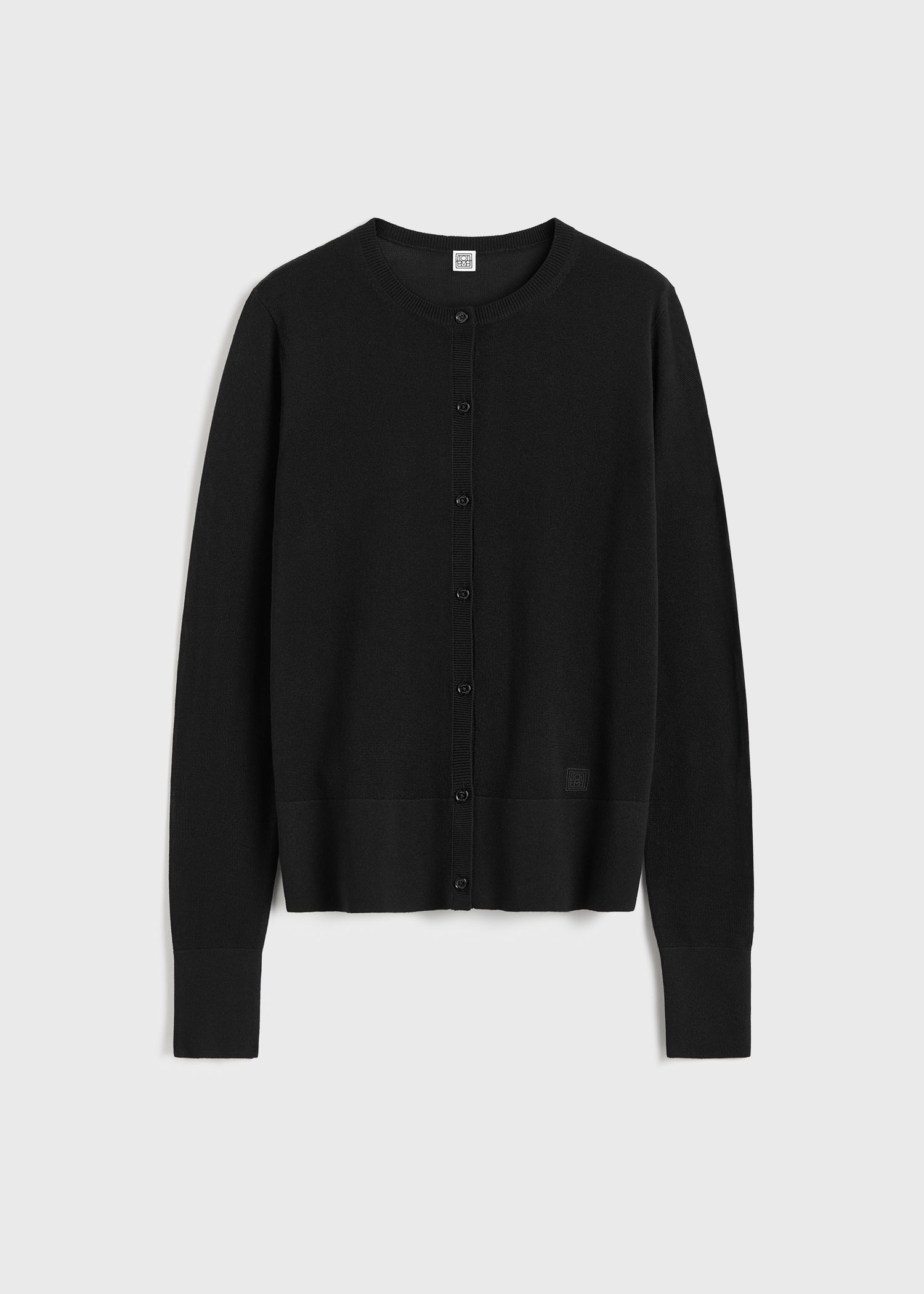 Fine knit cardigan black 7 Fine knit cardigan black