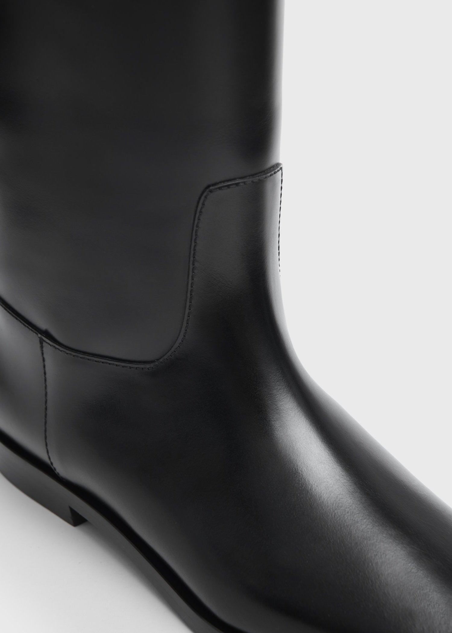 Leather riding boots black 6 Leather riding boots black