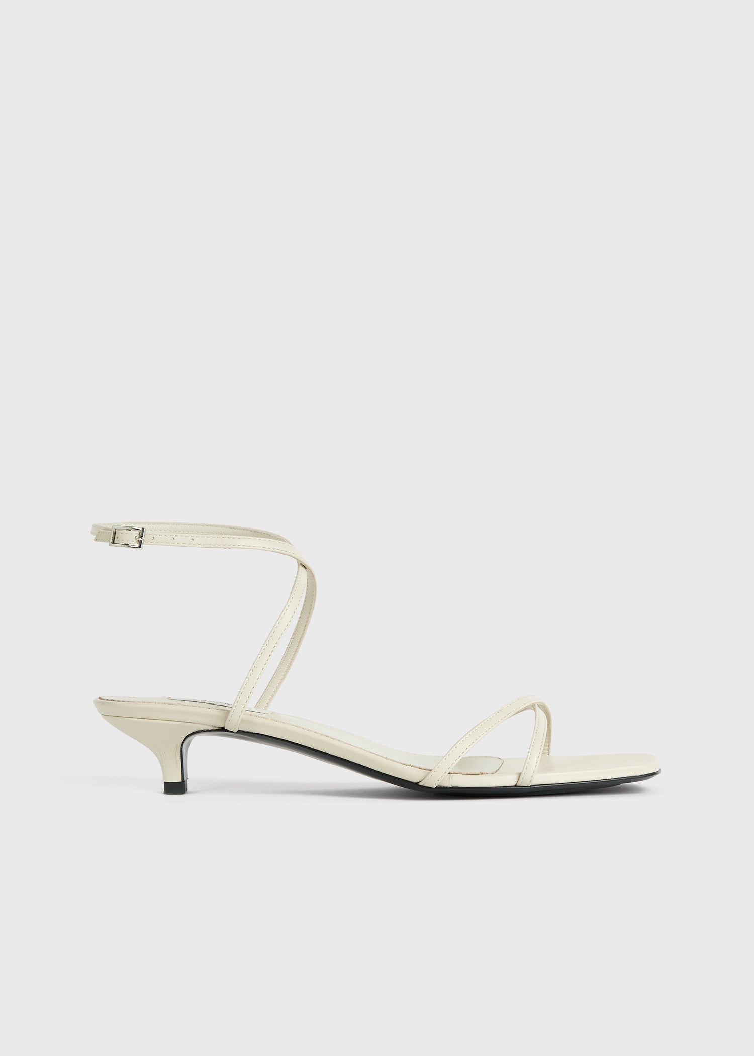 Leather crossover sandals off-white 9 Leather crossover sandals off-white