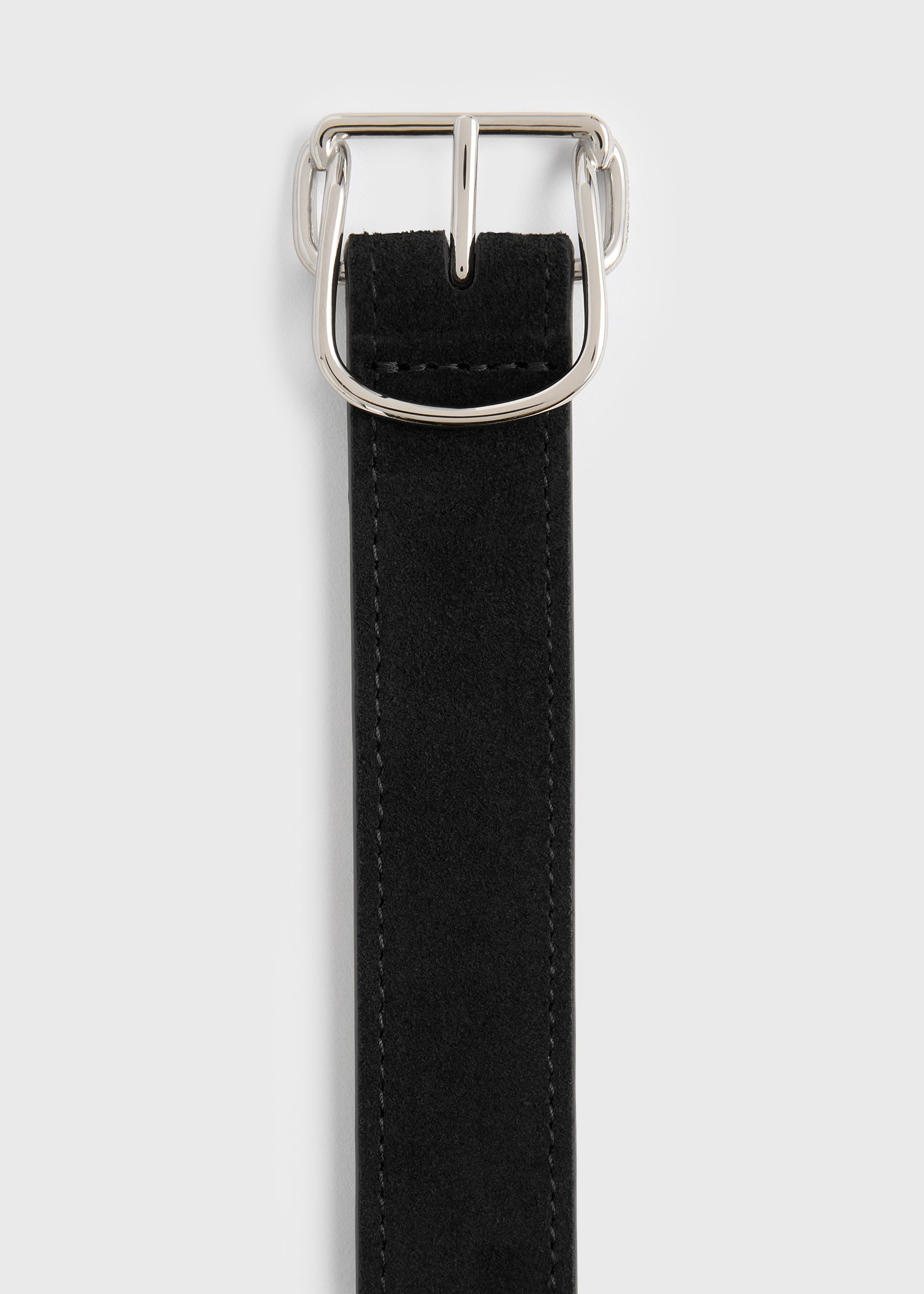 Swirl suede belt black 7 Swirl suede belt black