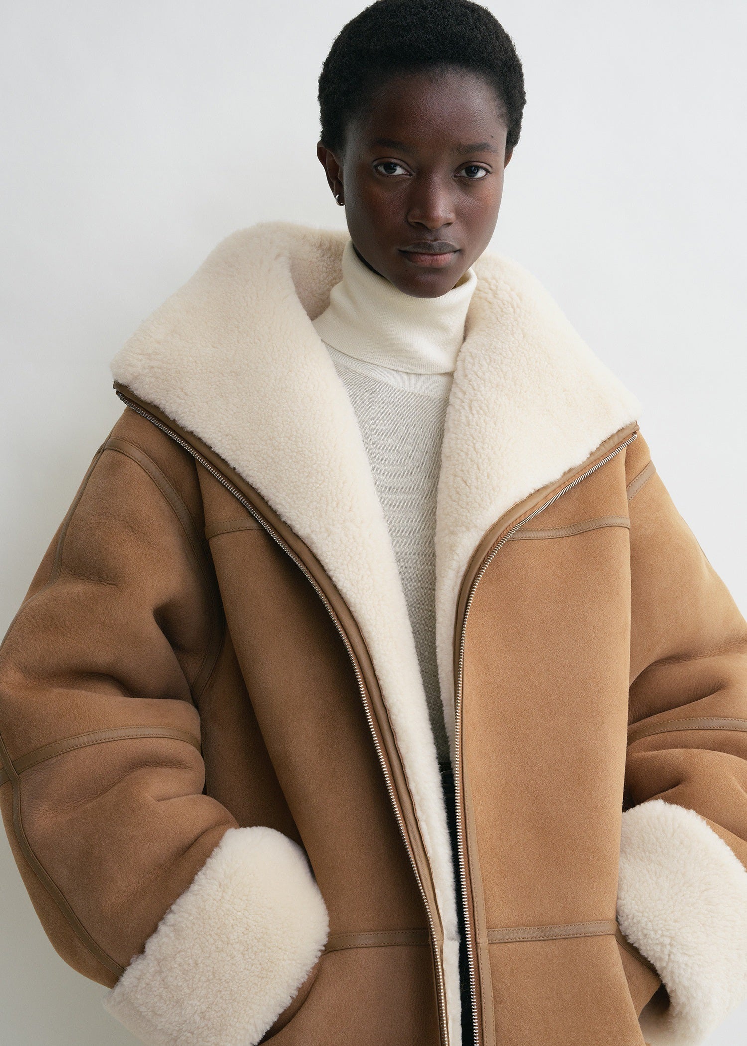 Signature shearling jacket biscuit 6 Signature shearling jacket biscuit