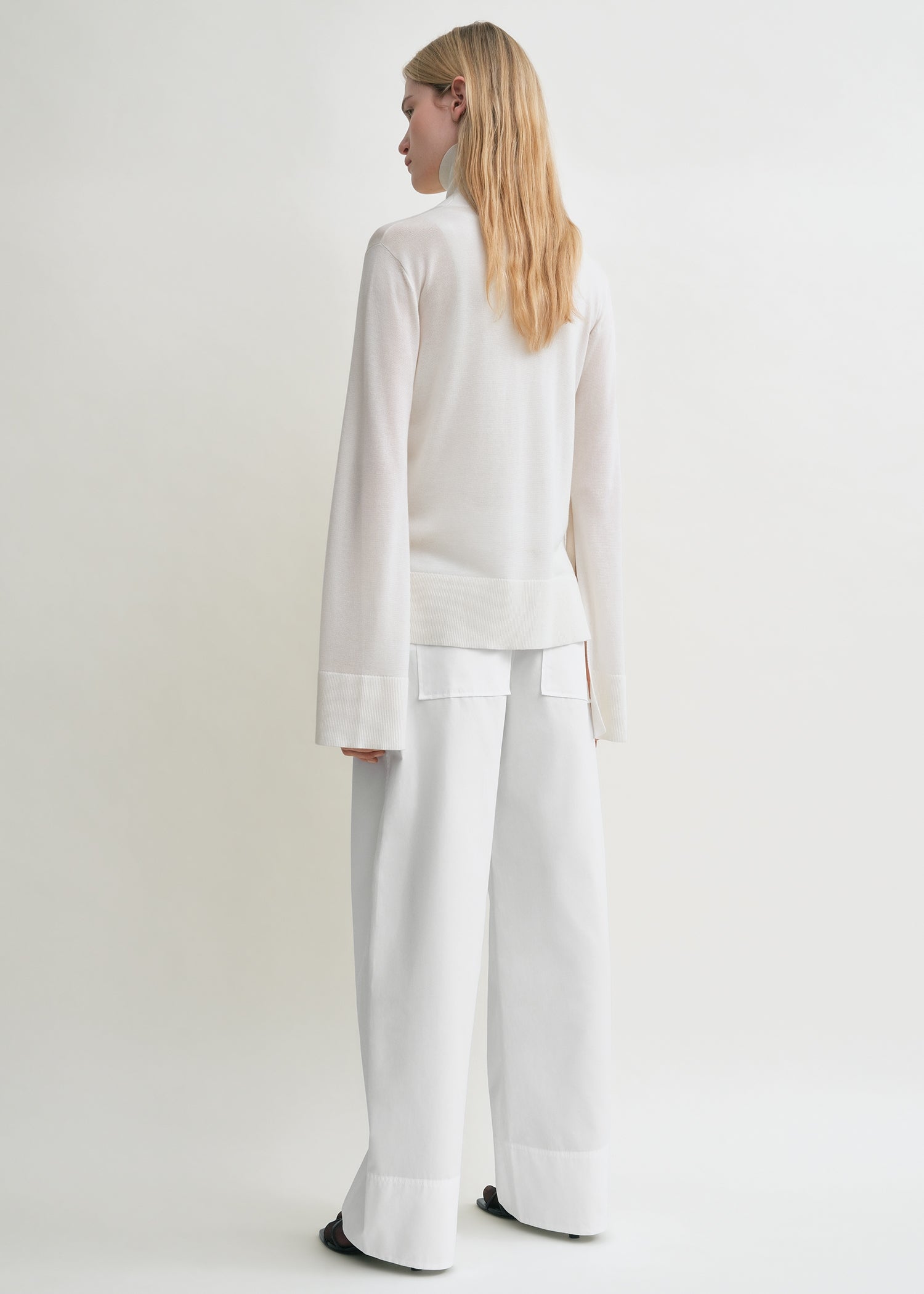 Twisted seam trousers white 4 Twisted seam trousers white