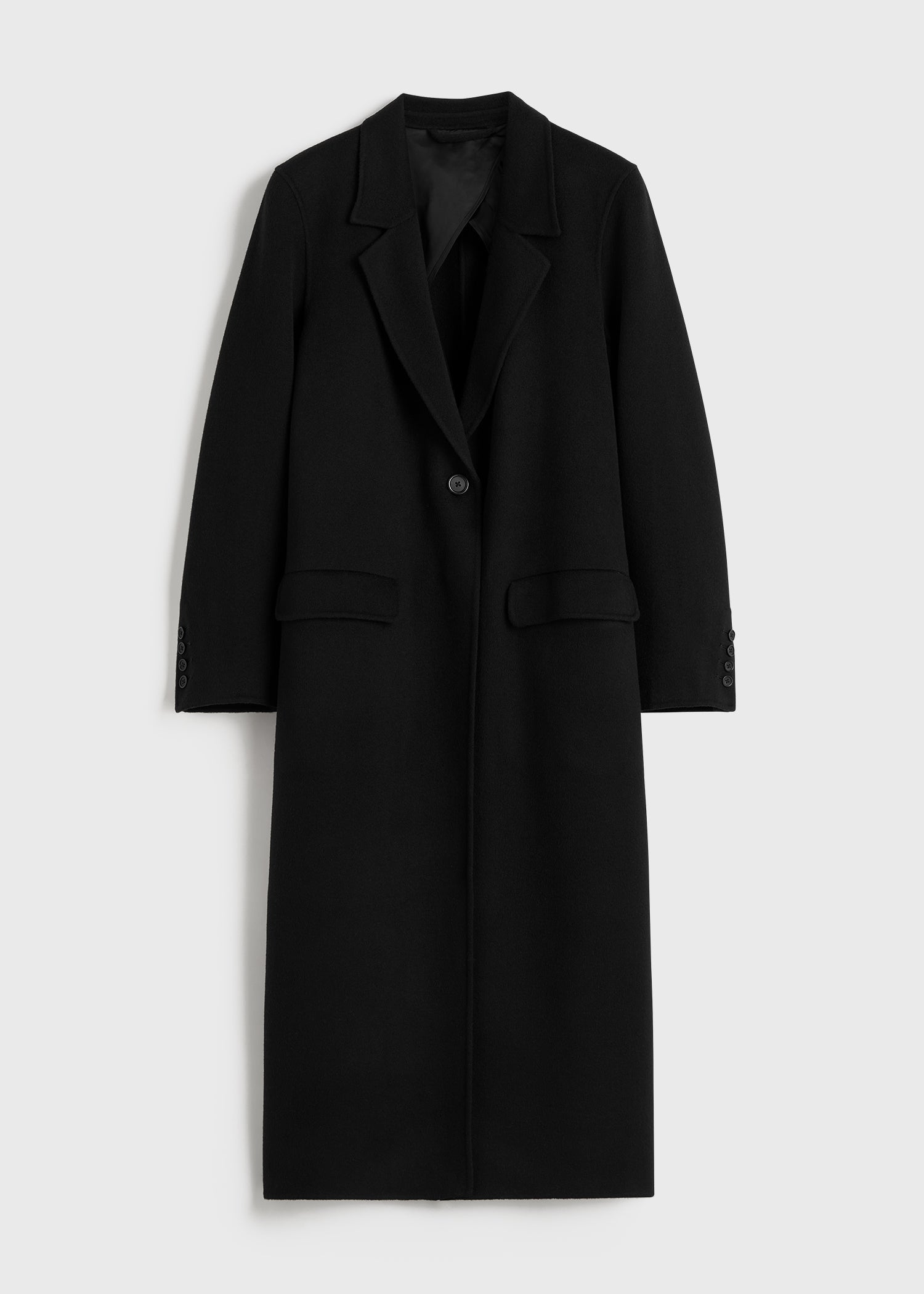 Classic doublé coat black 6 Classic doublé coat black