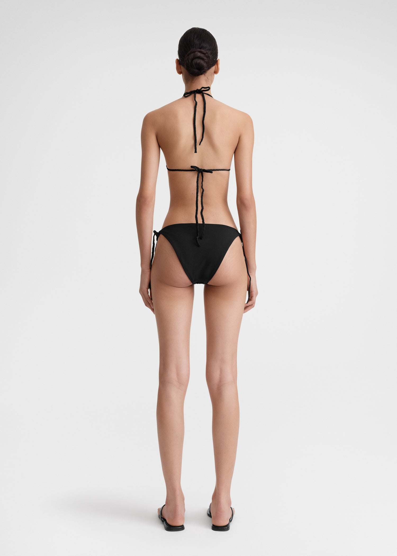 Braid-tie bikini bottoms black 4 Braid-tie bikini bottoms black