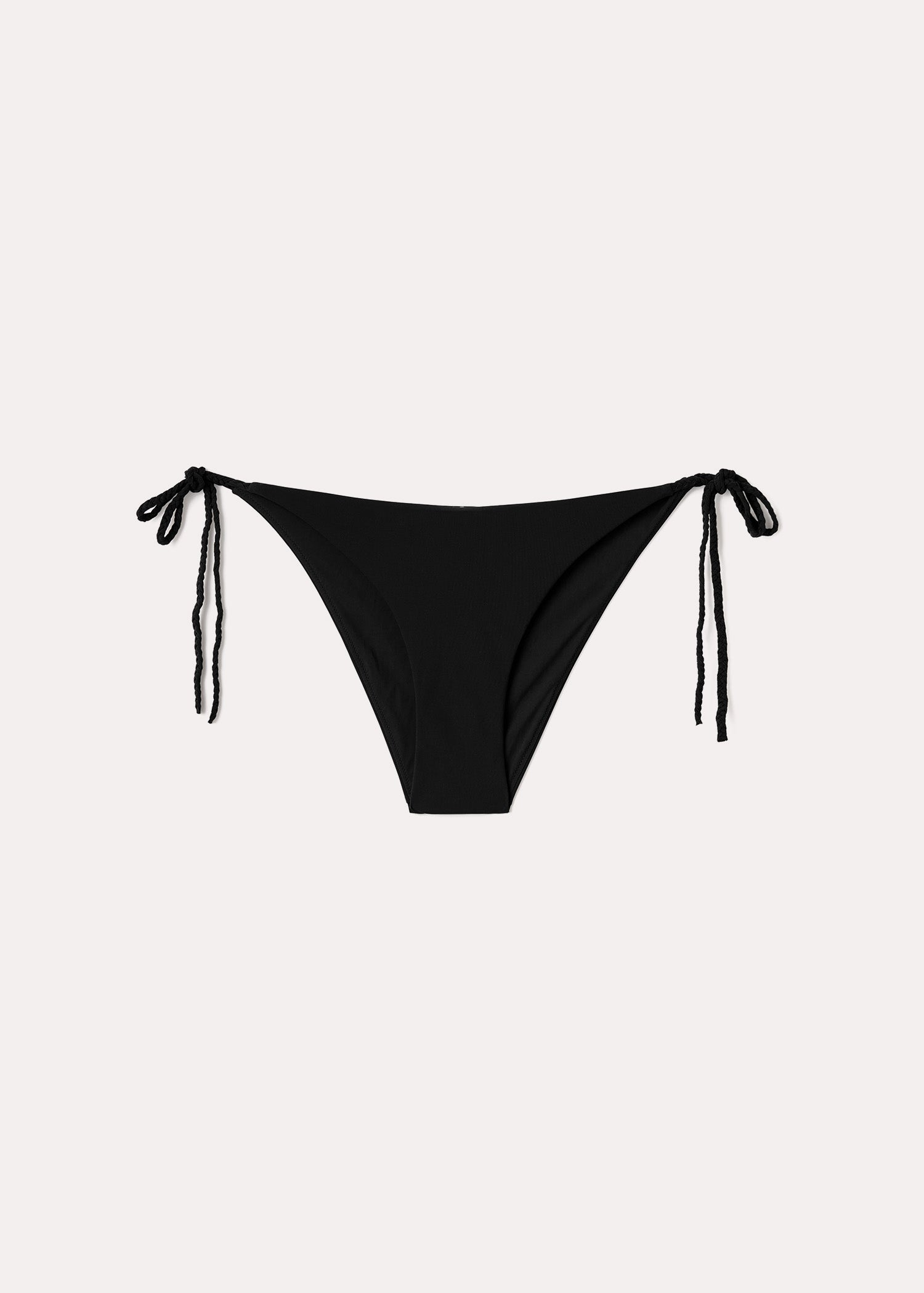 Braid-tie bikini bottoms black 7 Braid-tie bikini bottoms black