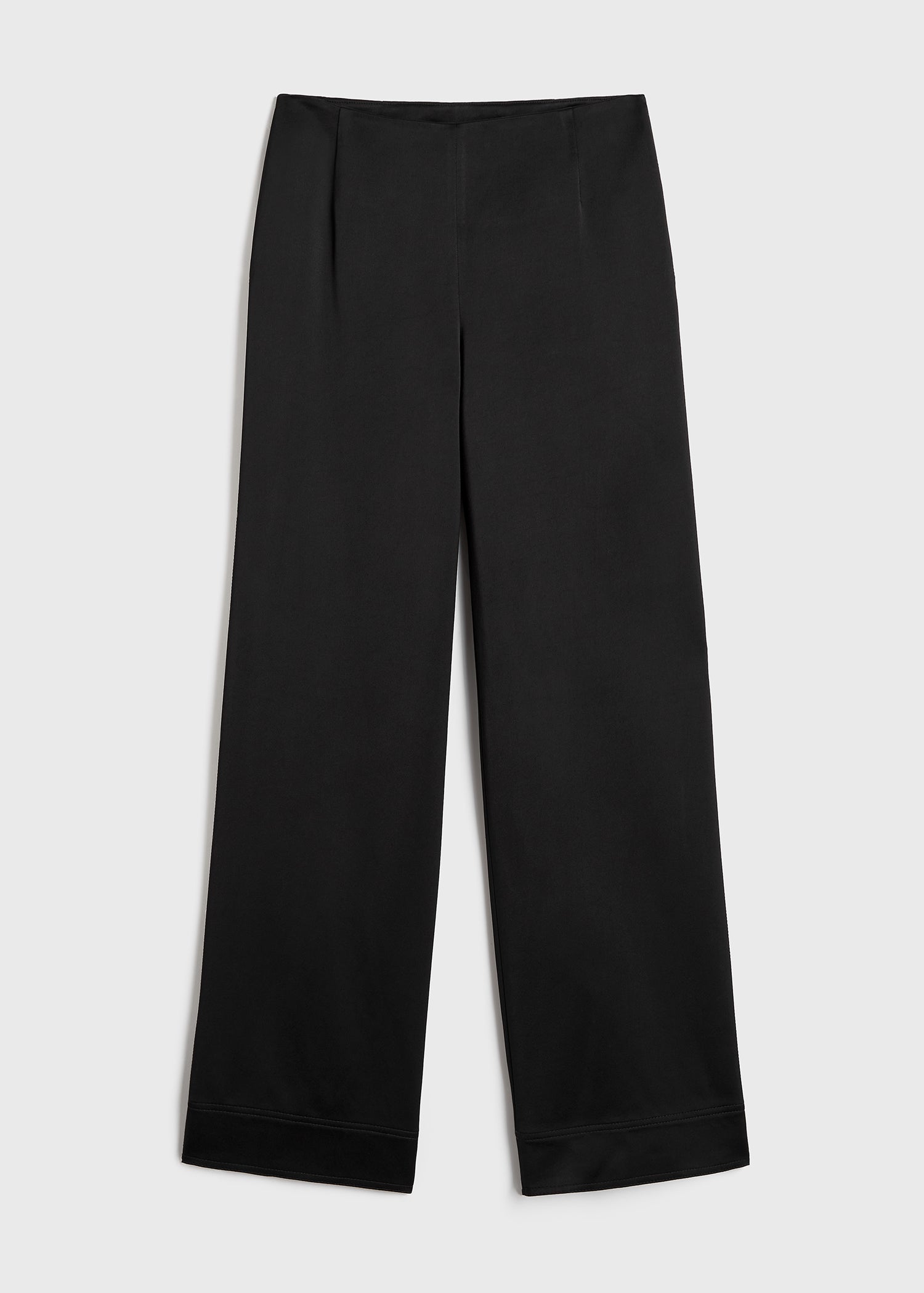 Contrast satin trousers black 6 Contrast satin trousers black