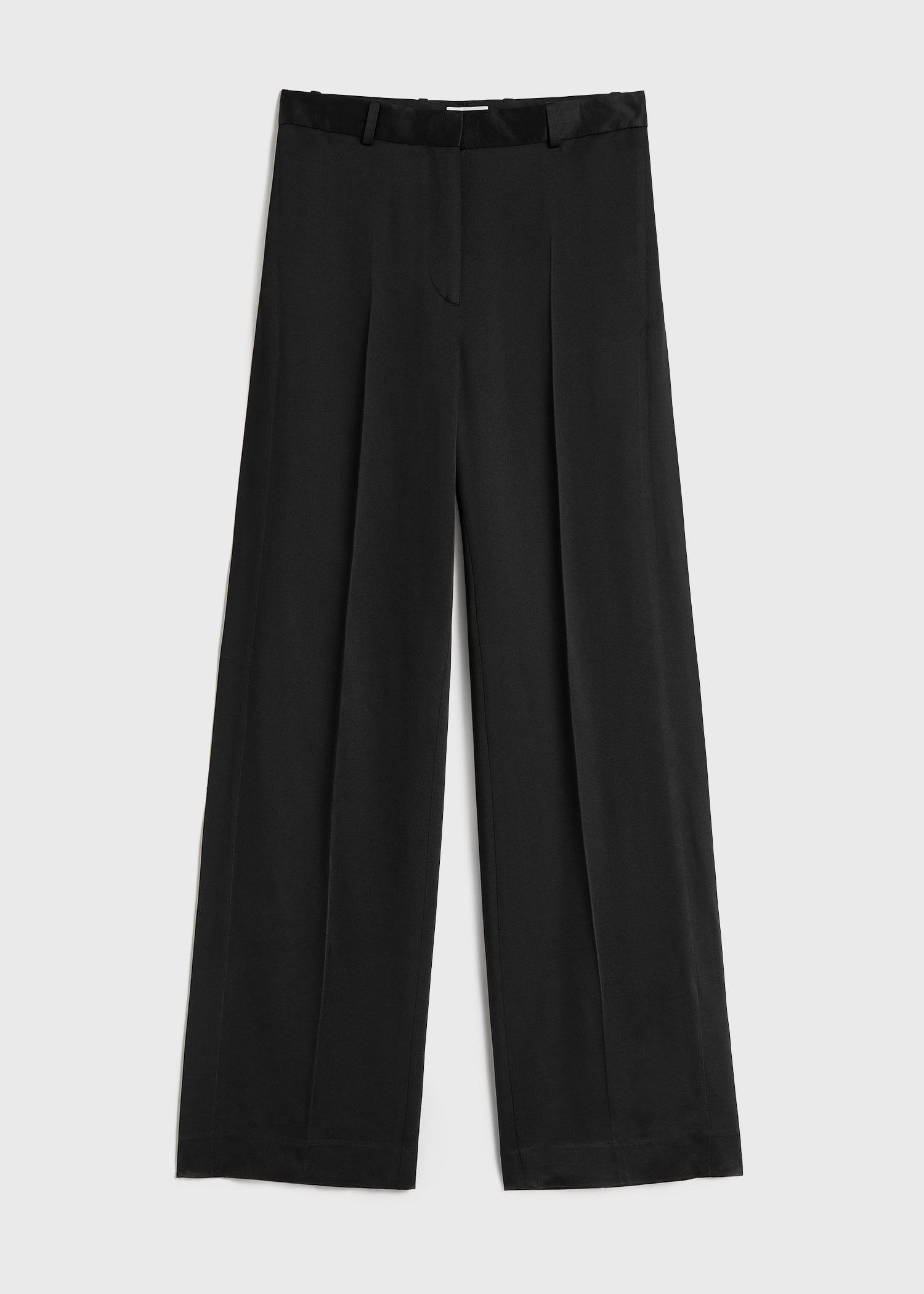 Cuff-slit trousers black 7 Cuff-slit trousers black