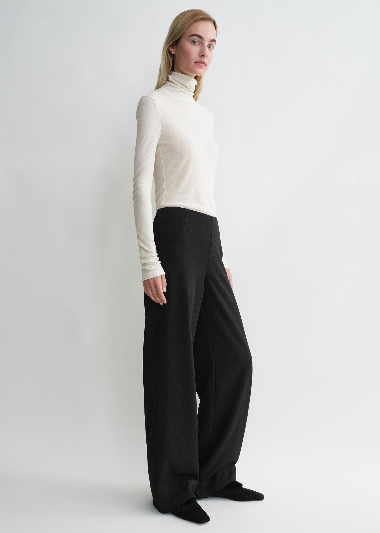Monogram cady trousers black 3 Monogram cady trousers black