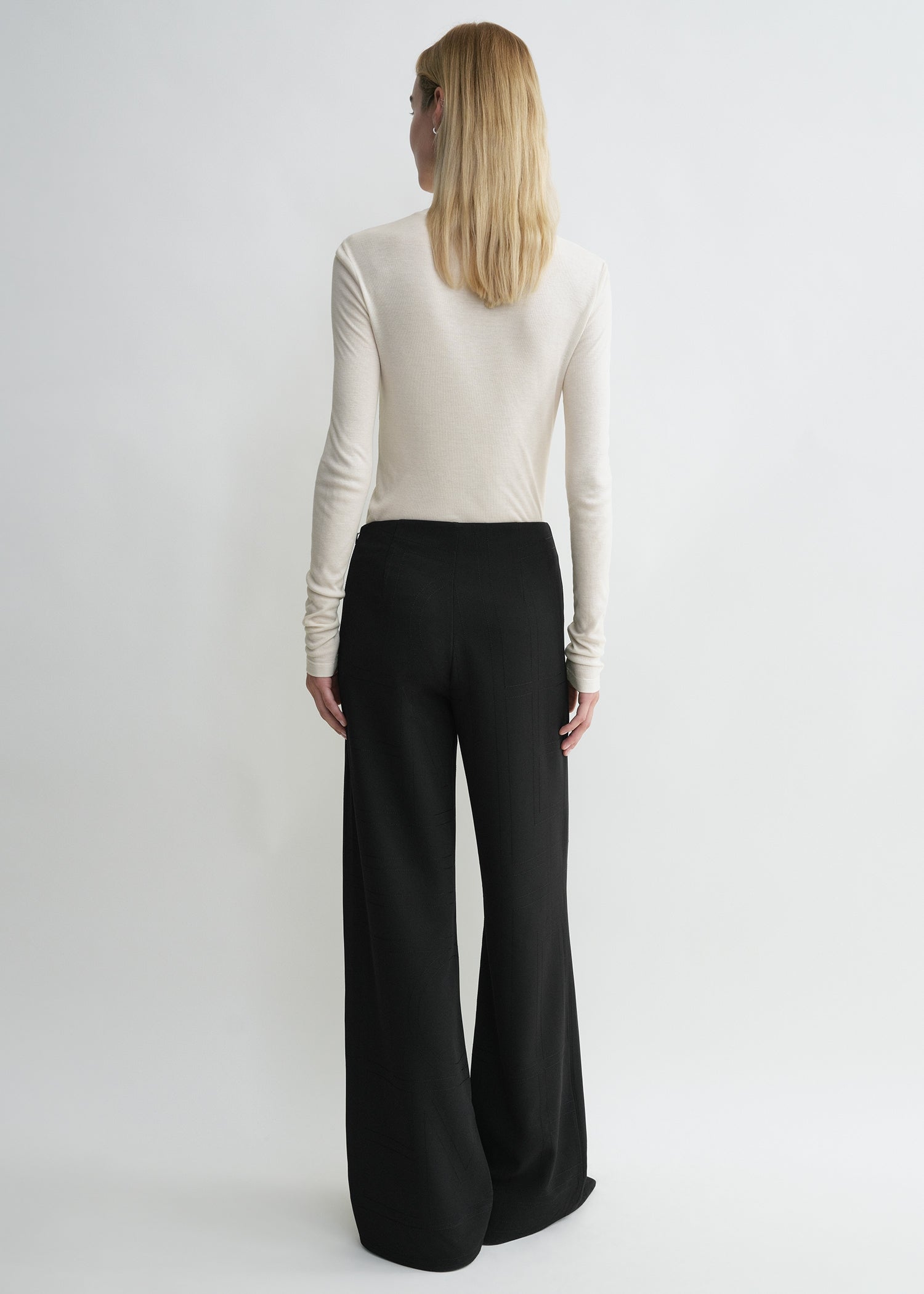 Monogram cady trousers black 4 Monogram cady trousers black