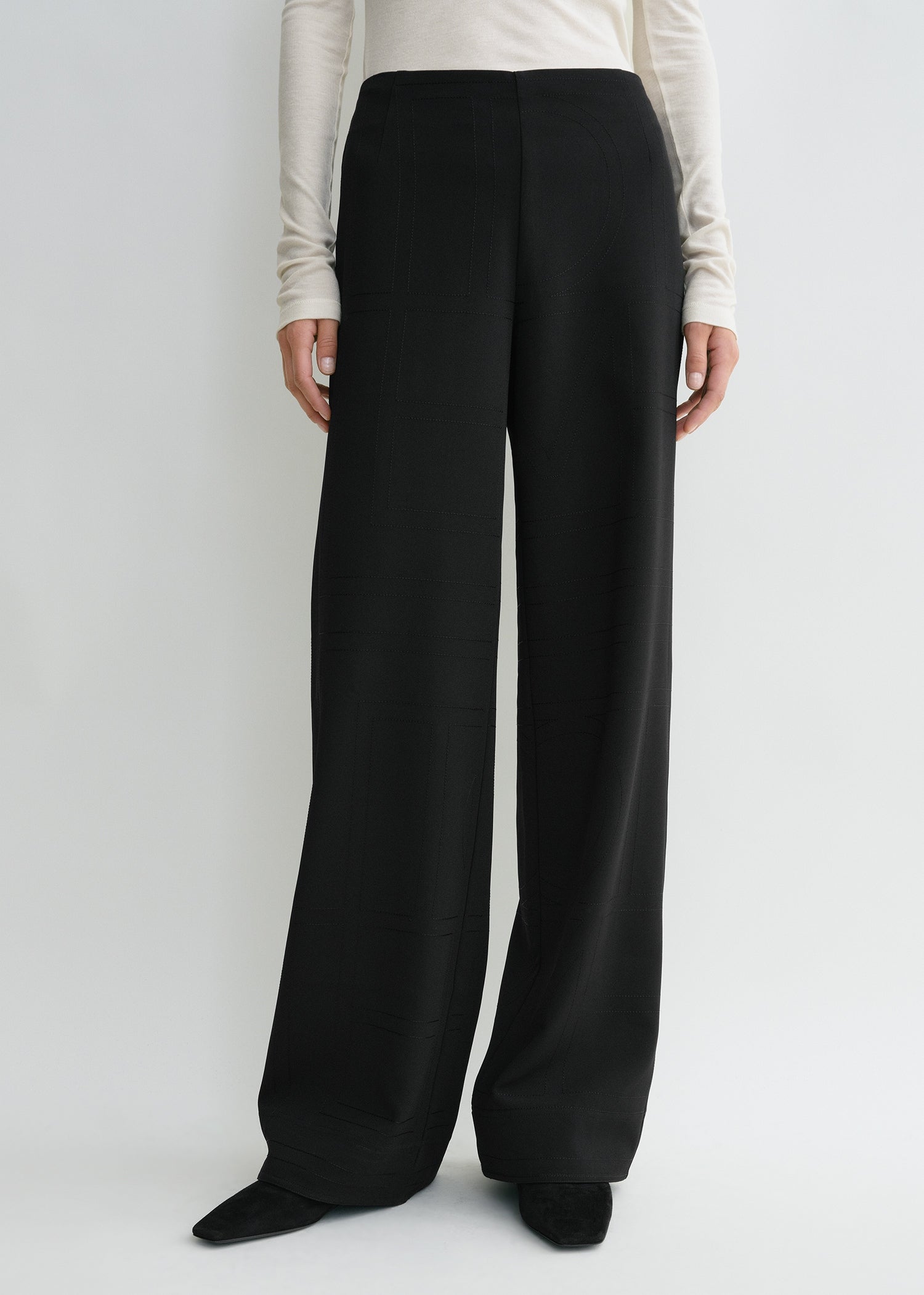 Monogram cady trousers black 5 Monogram cady trousers black
