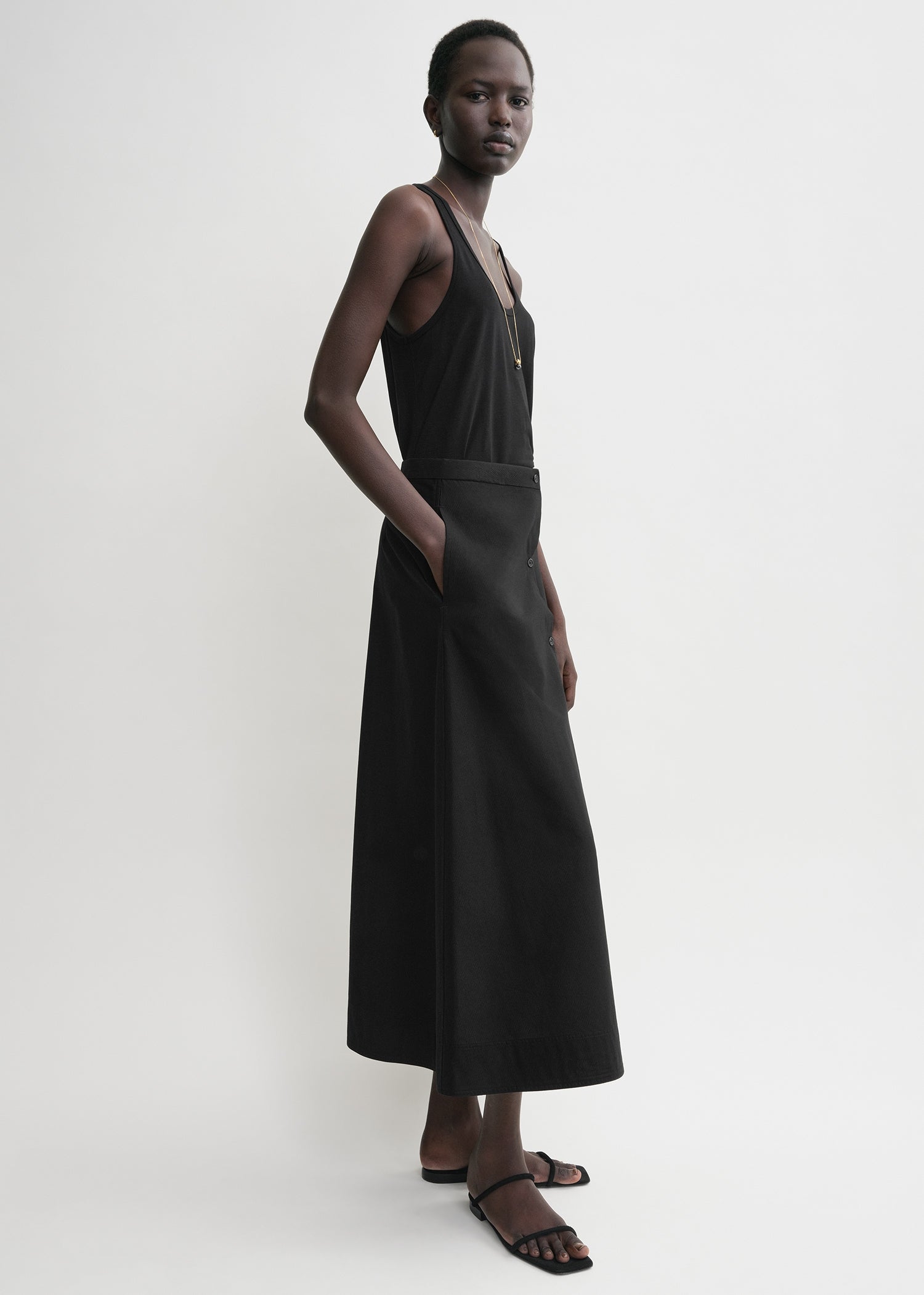 Scoop-neck jersey top black 3 Scoop-neck jersey top black