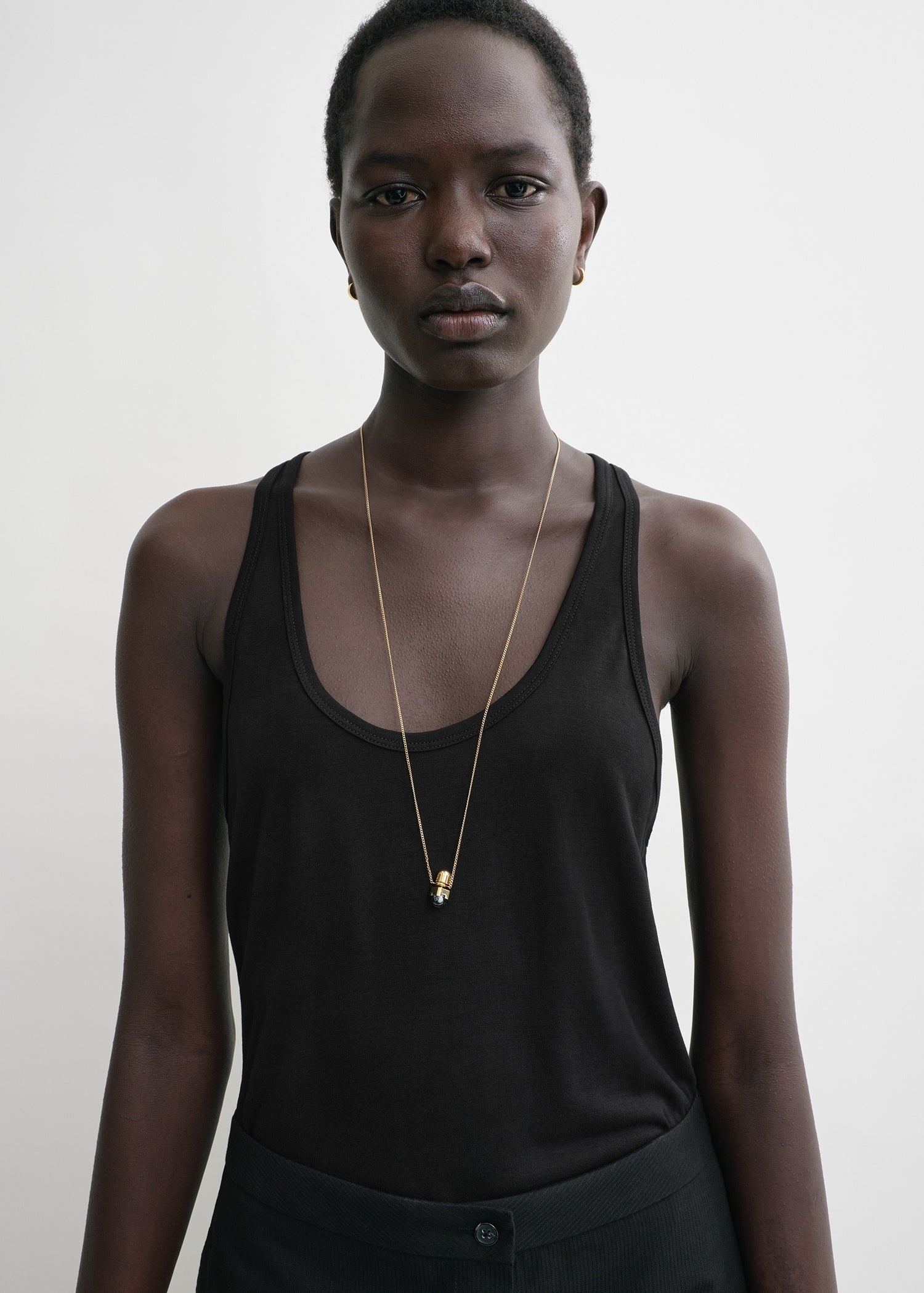 Scoop-neck jersey top black 5 Scoop-neck jersey top black