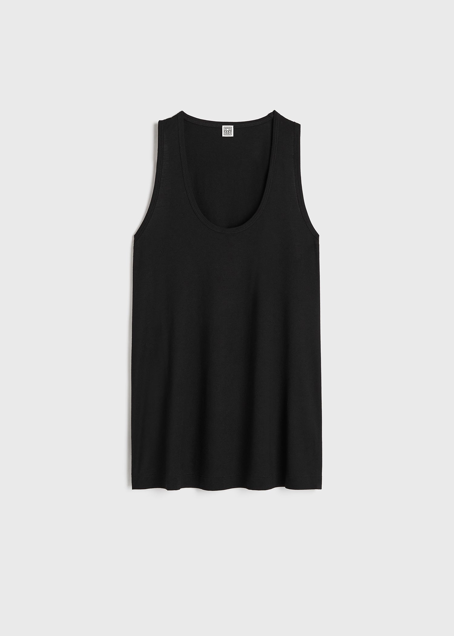 Scoop-neck jersey top black 6 Scoop-neck jersey top black