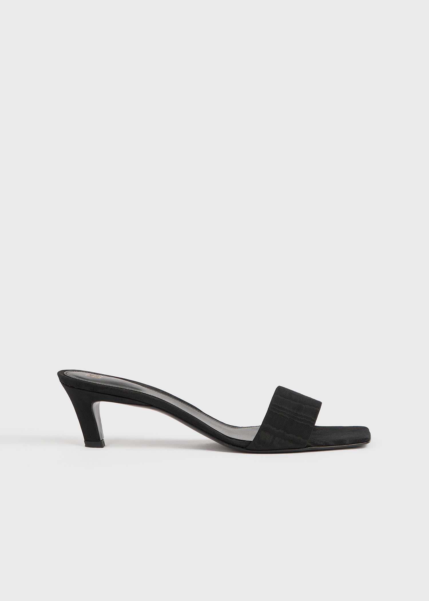 Moiré mule sandals black 7 Moiré mule sandals black