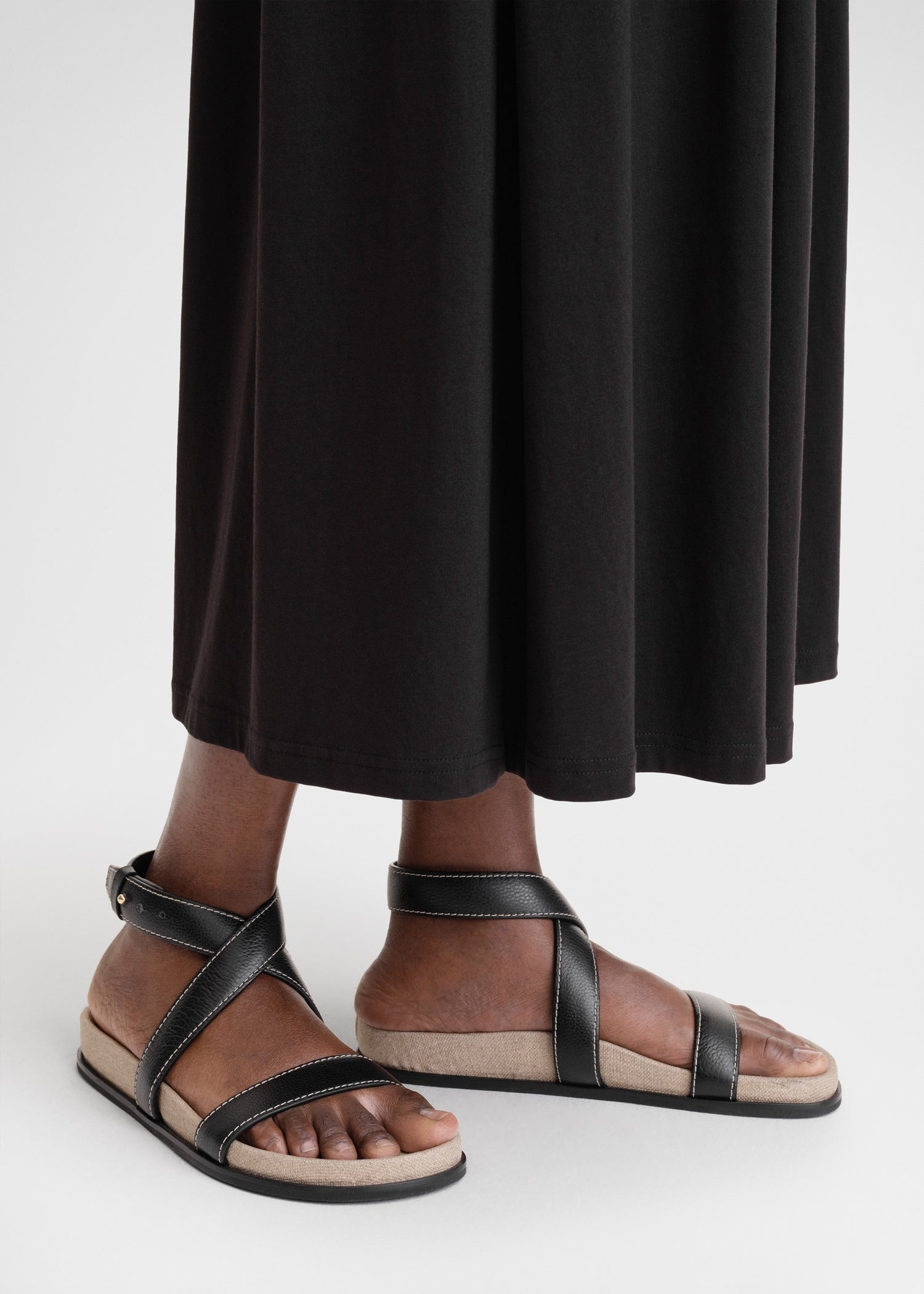 The Leather Chunky Sandal black/ecru 4 The Leather Chunky Sandal black/ecru