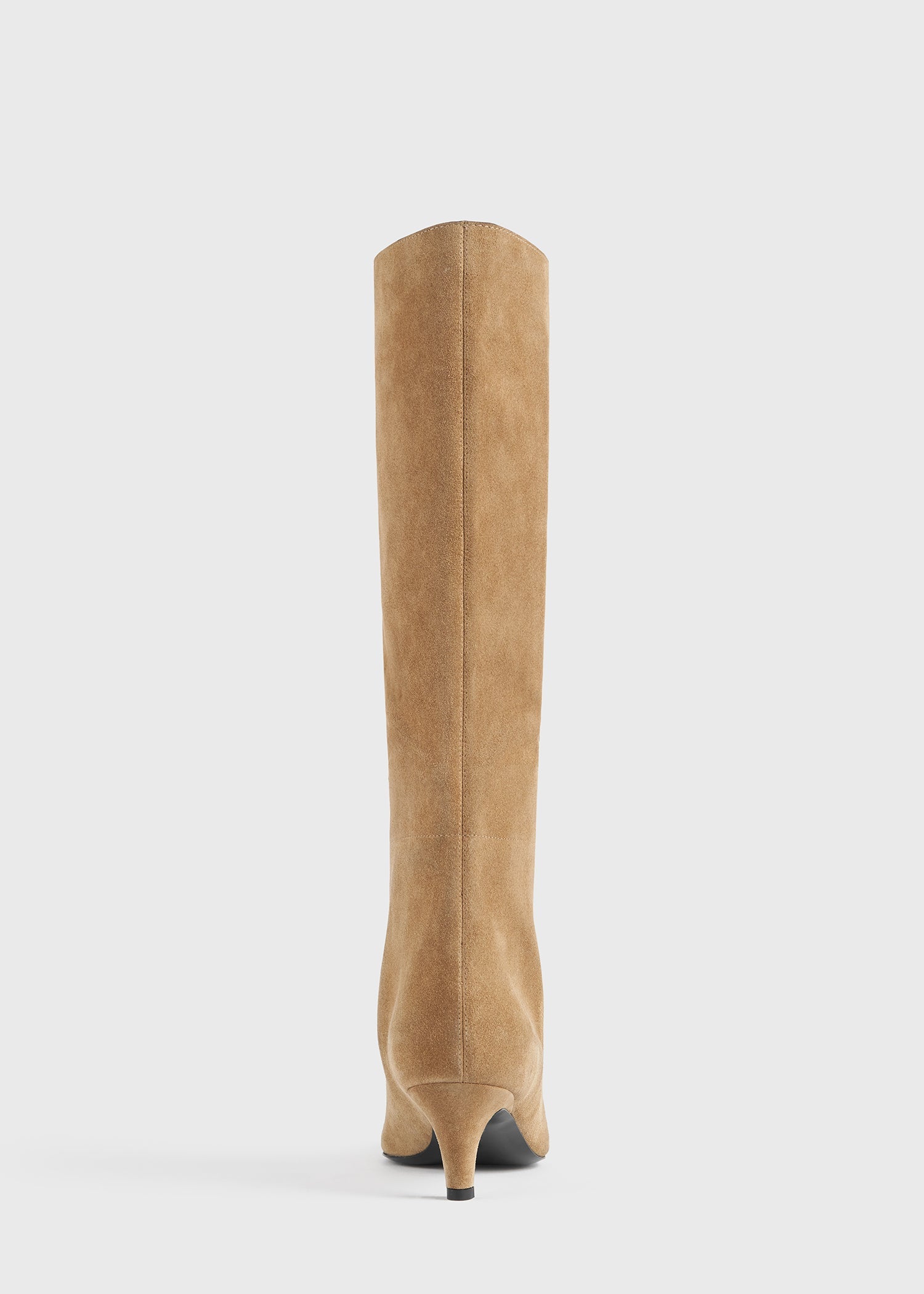 Suede wide shaft boots caramel 5 Suede wide shaft boots caramel