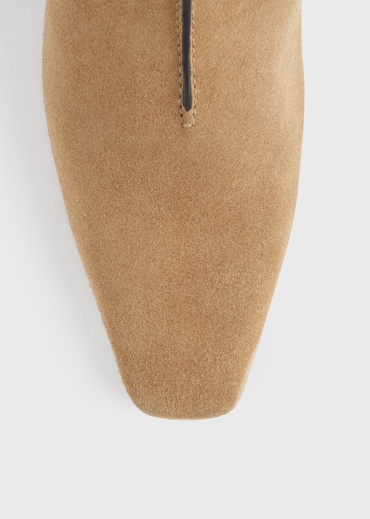 Suede wide shaft boots caramel 7 Suede wide shaft boots caramel