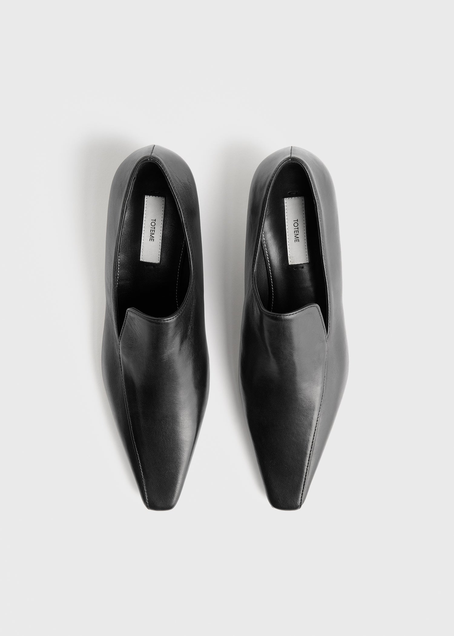 Leather kitten loafers black 5 Leather kitten loafers black