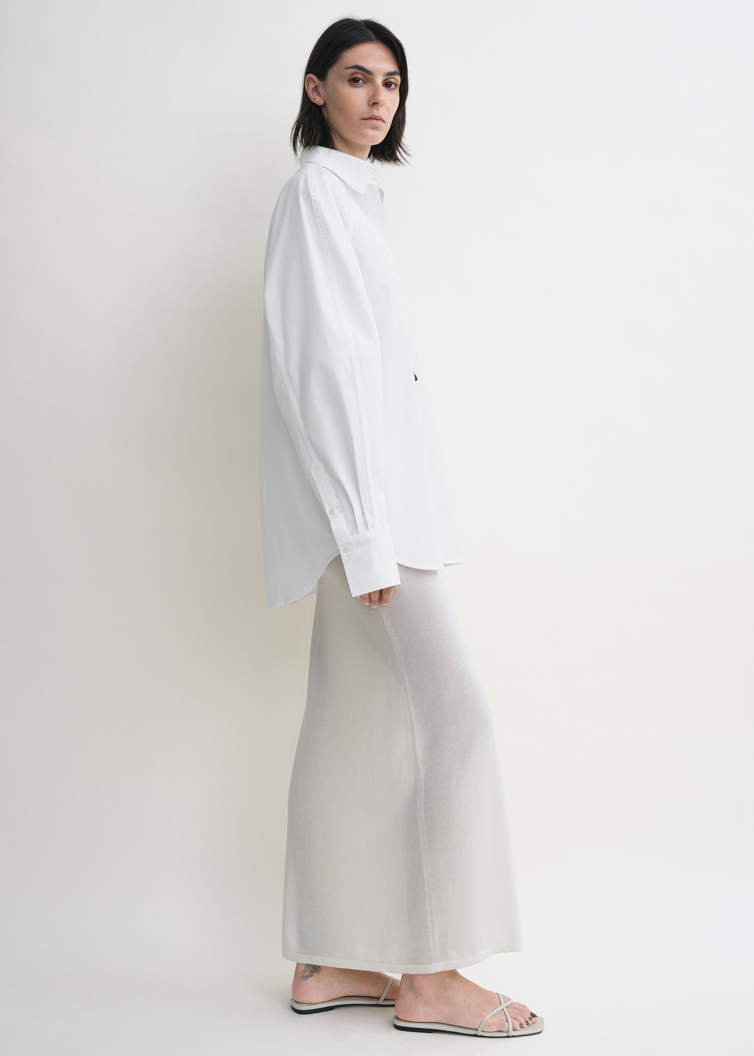 Raw raglan shirt white petite 3 Raw raglan shirt white petite