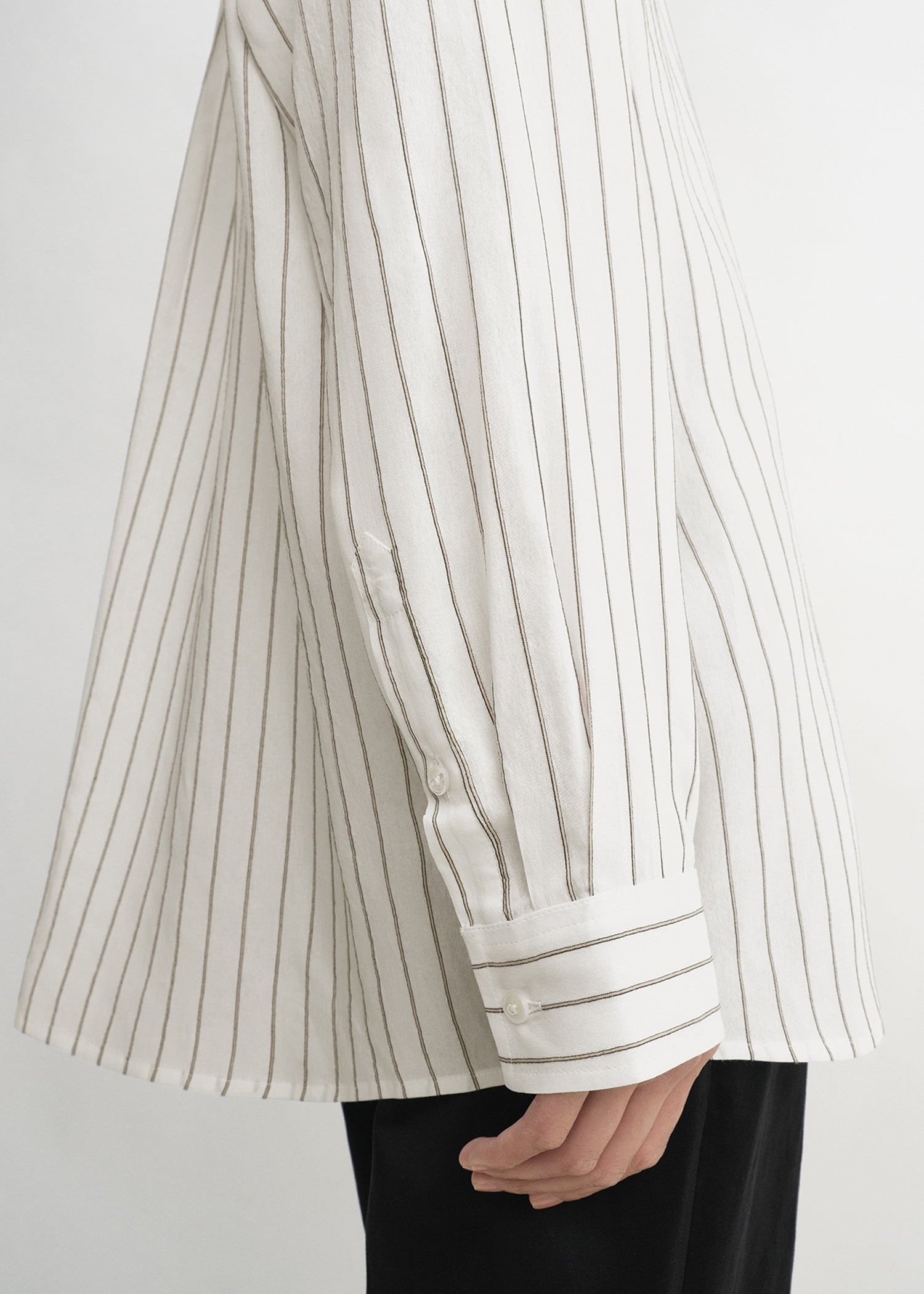 Classic stripe shirt white/oyster 5 Classic stripe shirt white/oyster