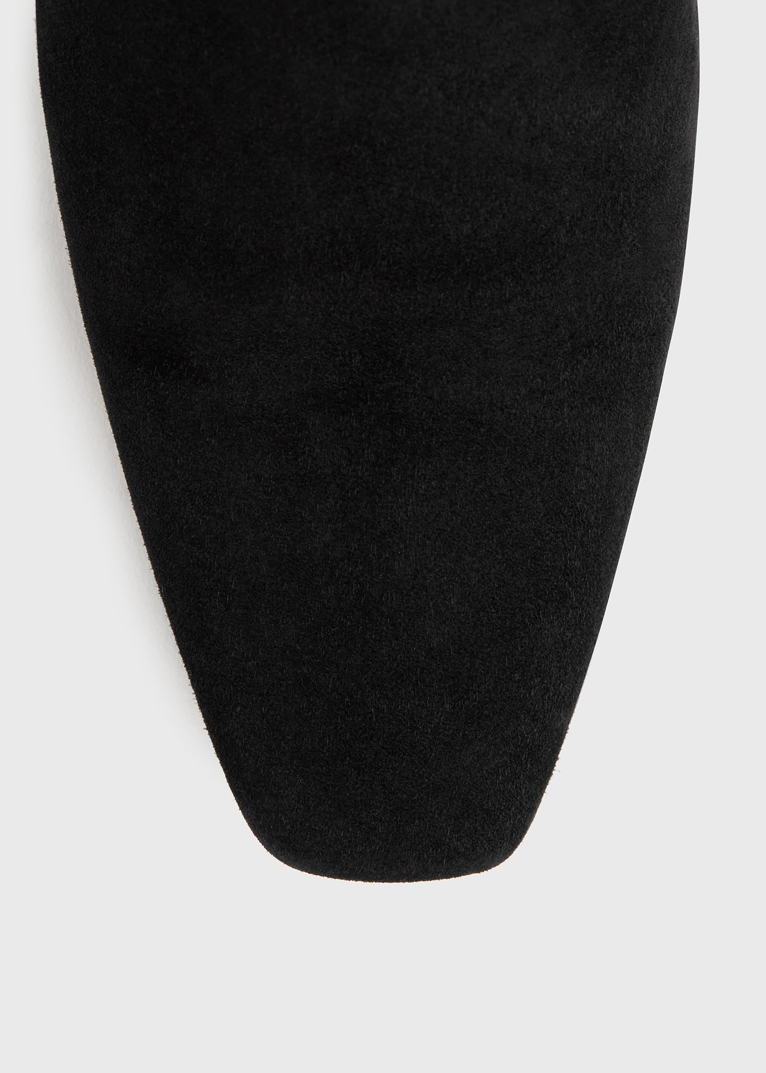 Suede mid-heel boots black 6 Suede mid-heel boots black