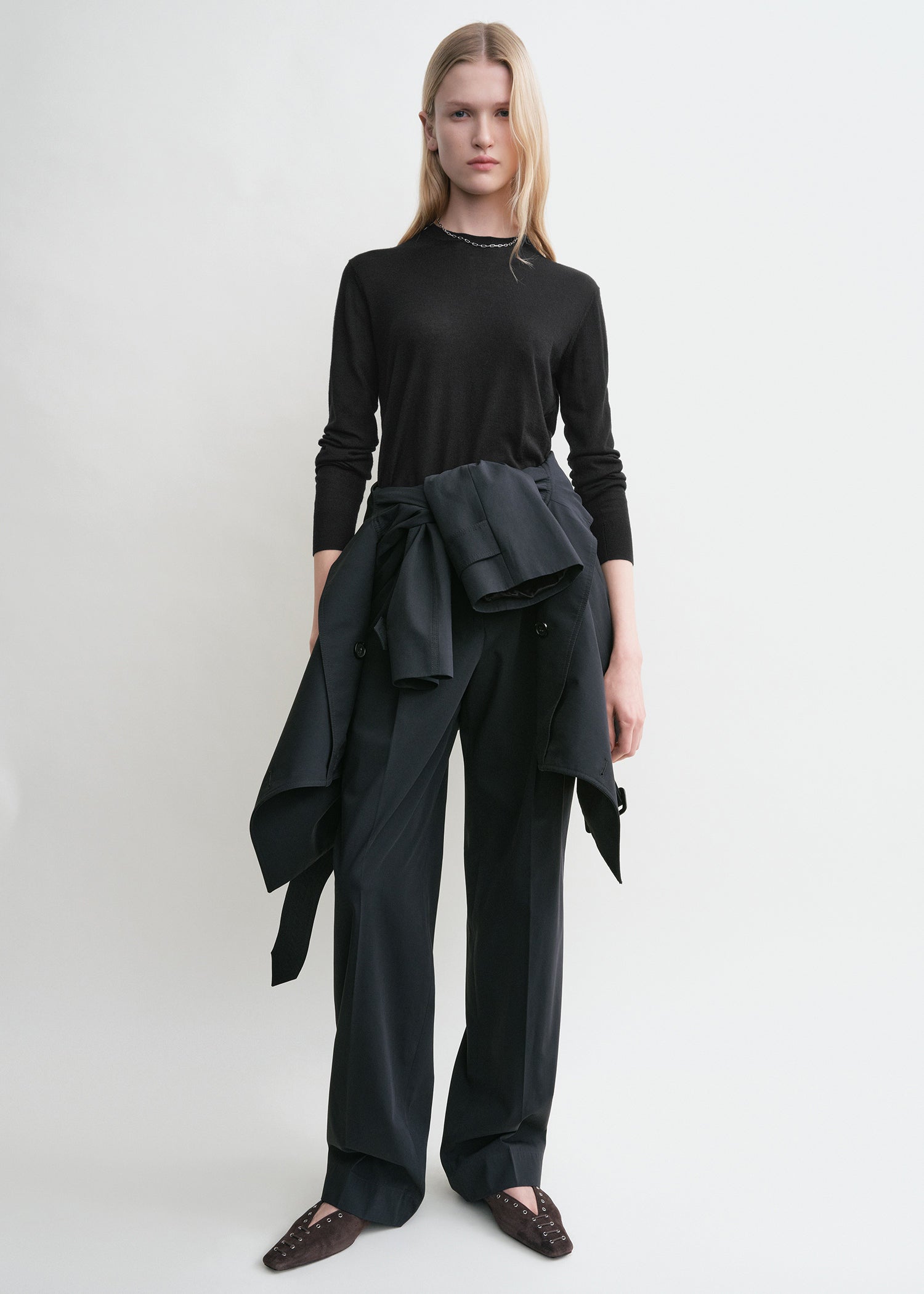Slanted pocket trousers nightfall petite