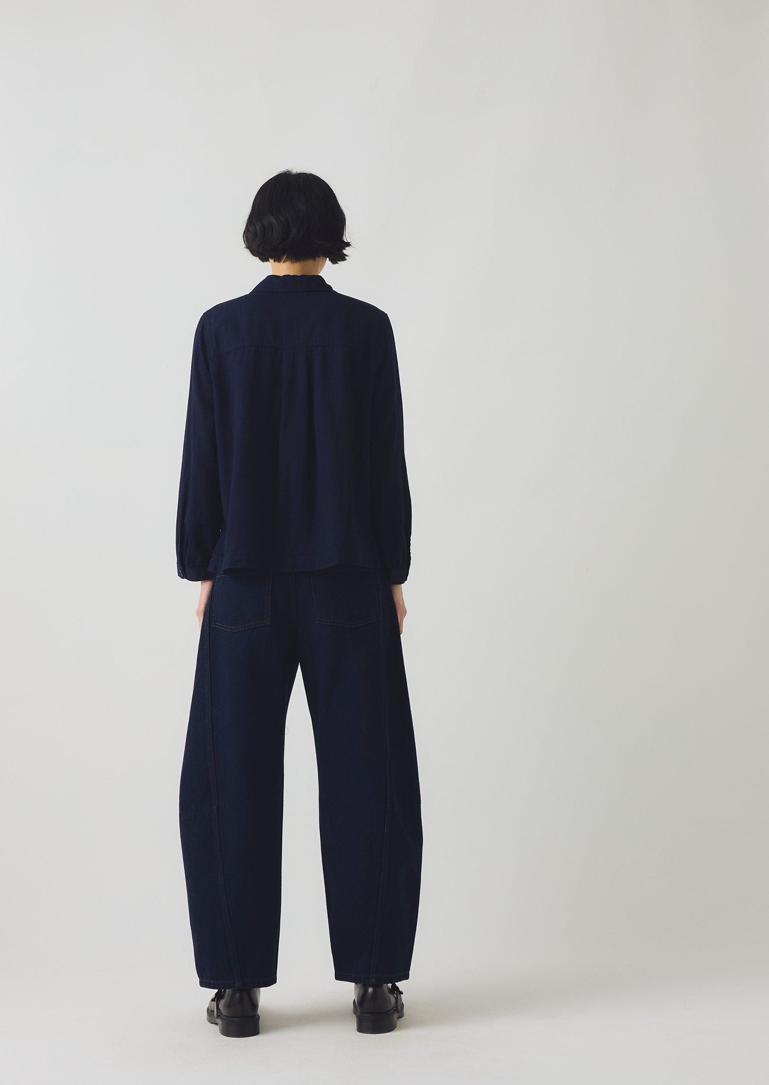 Baya Indigo Cotton Twill Shirt | Indigo 4 Baya Indigo Cotton Twill Shirt | Indigo