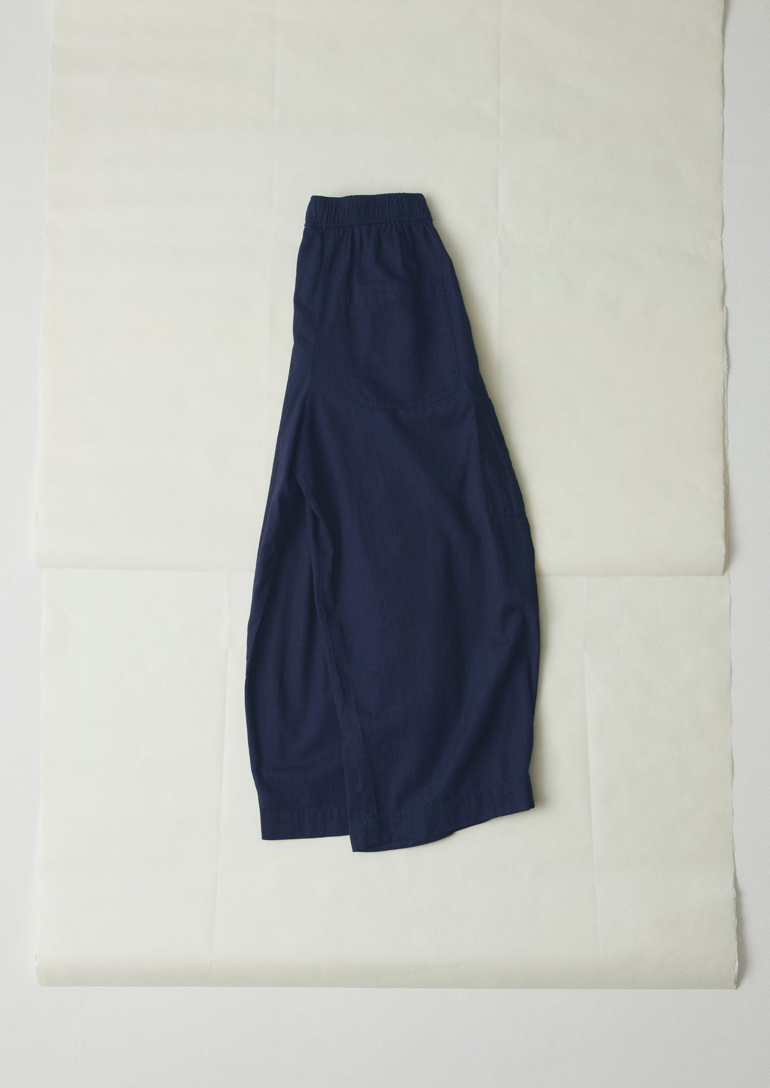 Cotton Twill Wide Leg Trousers | Indigo 5 Cotton Twill Wide Leg Trousers | Indigo