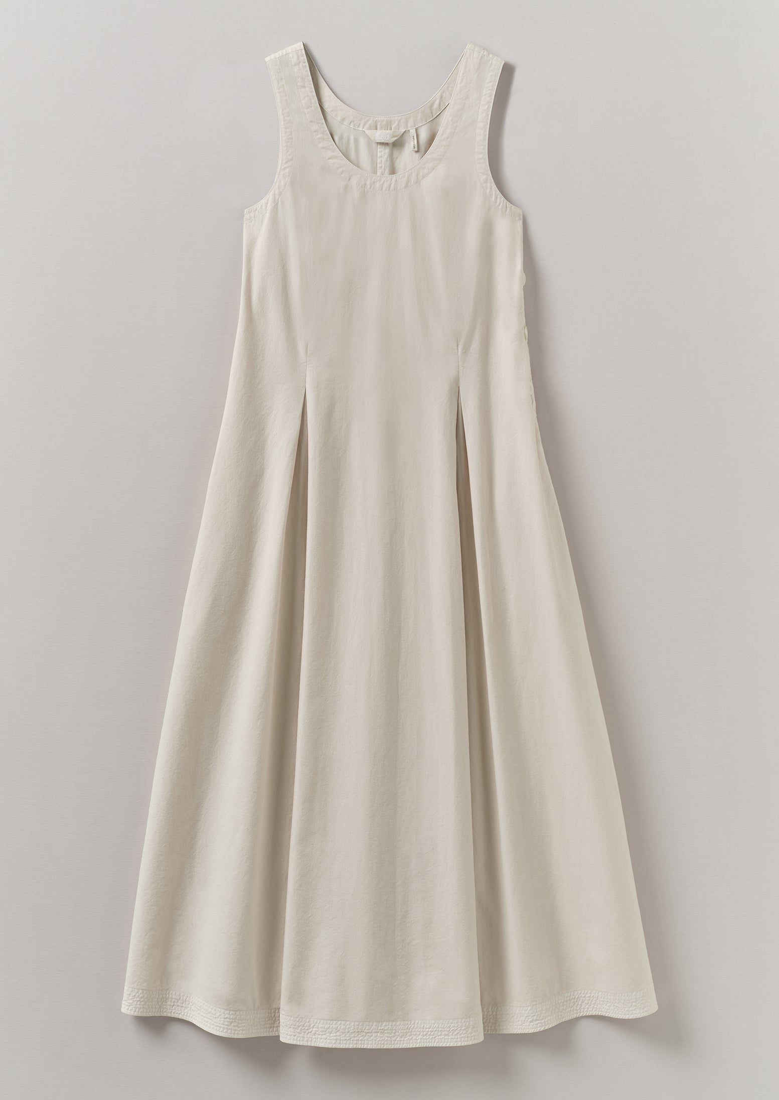 Cotton Poplin Sun Dress | Raw Linen