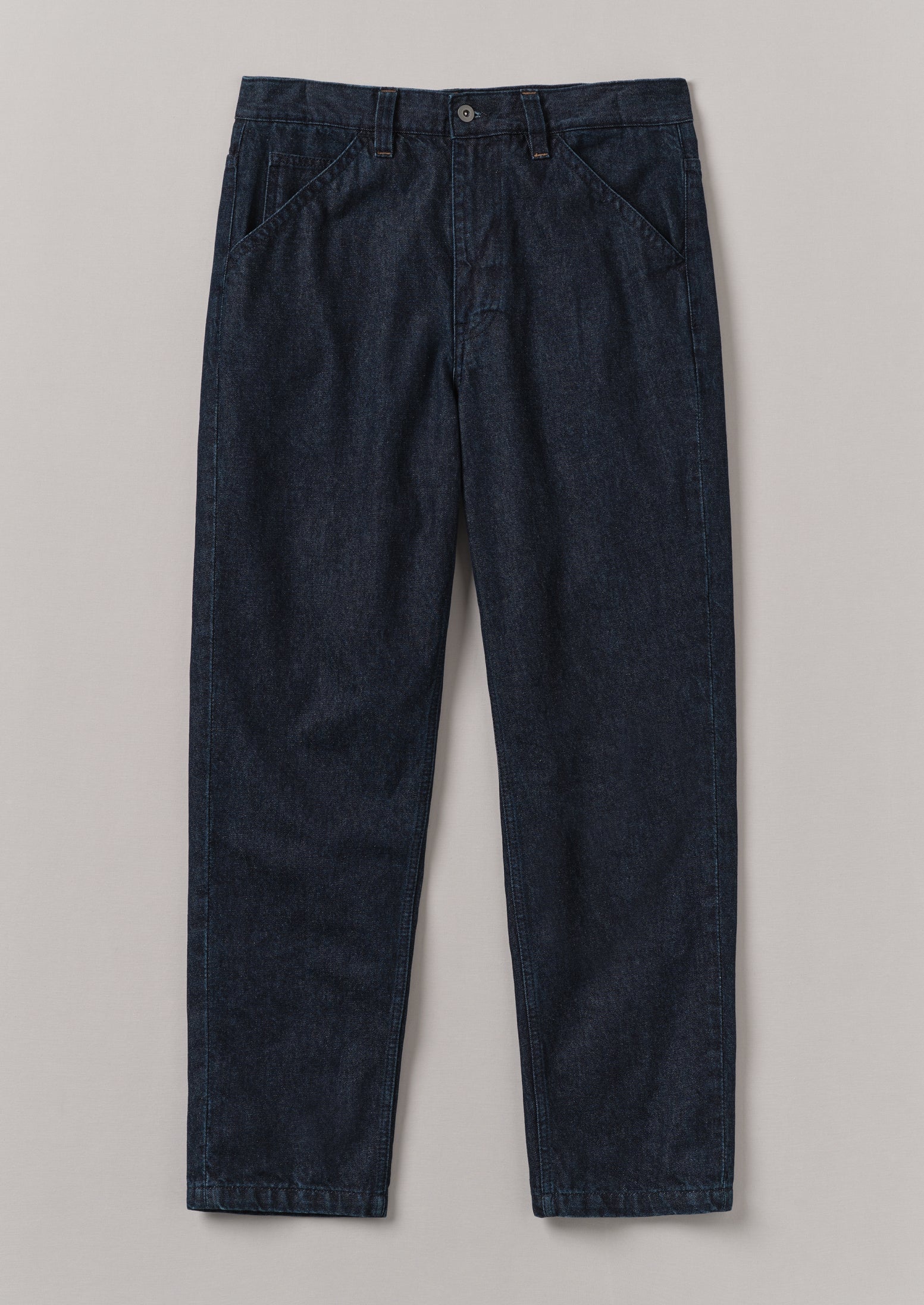 Norv Denim Tapered Trousers | Dark Indigo