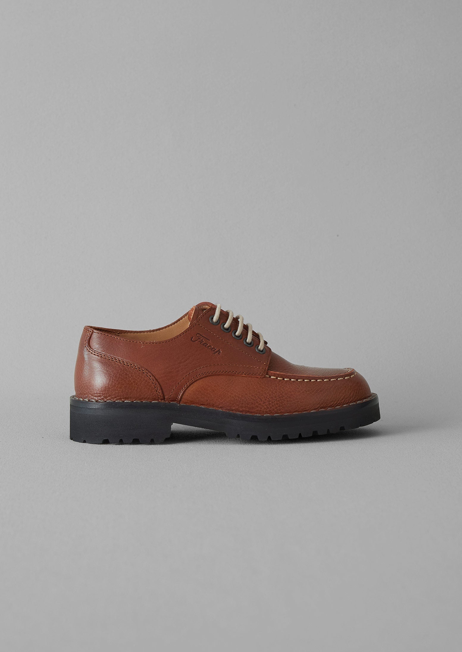 Fracap Leather Postman Shoes | Brown 3 Fracap Leather Postman Shoes | Brown
