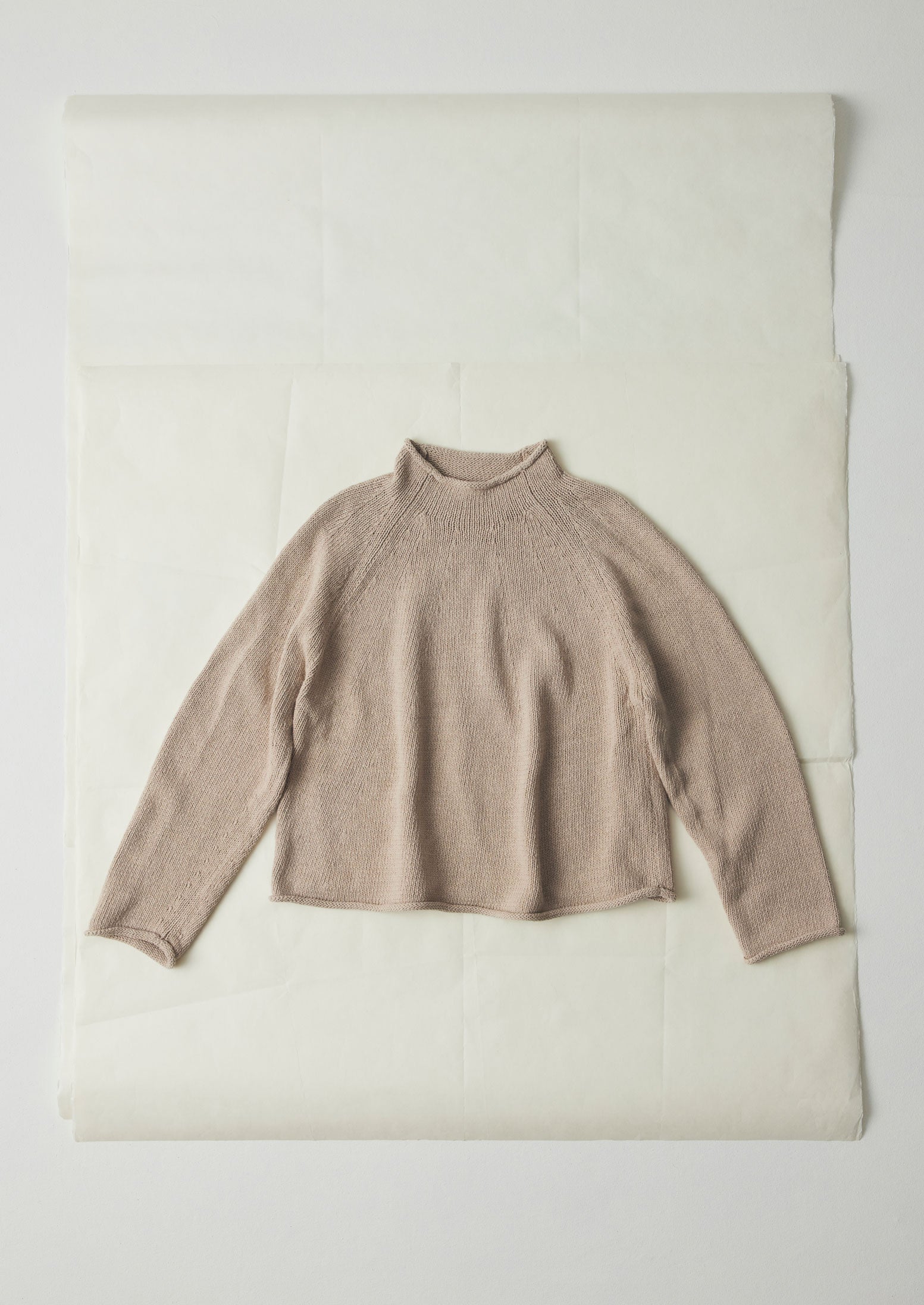 Linen Cotton Easy Sweater | Parchment