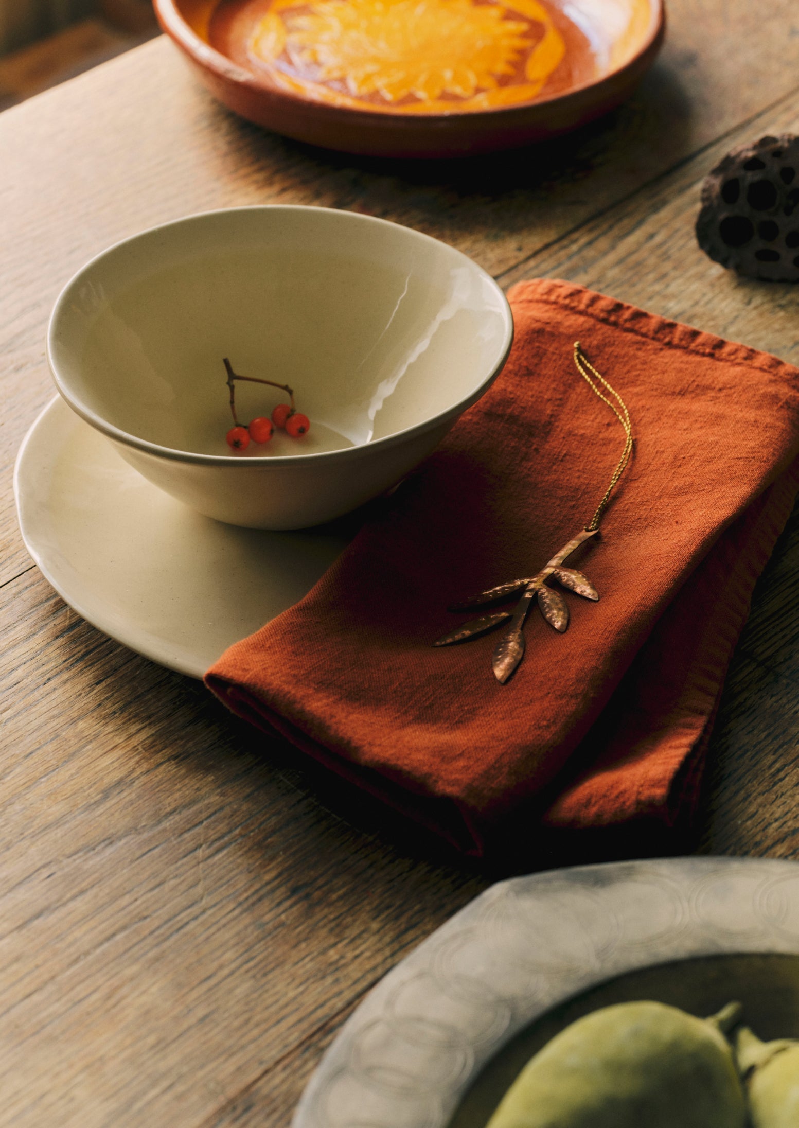 Wonki Ware White Wash Pudding Bowl | Natural/White 3 Wonki Ware White Wash Pudding Bowl | Natural/White