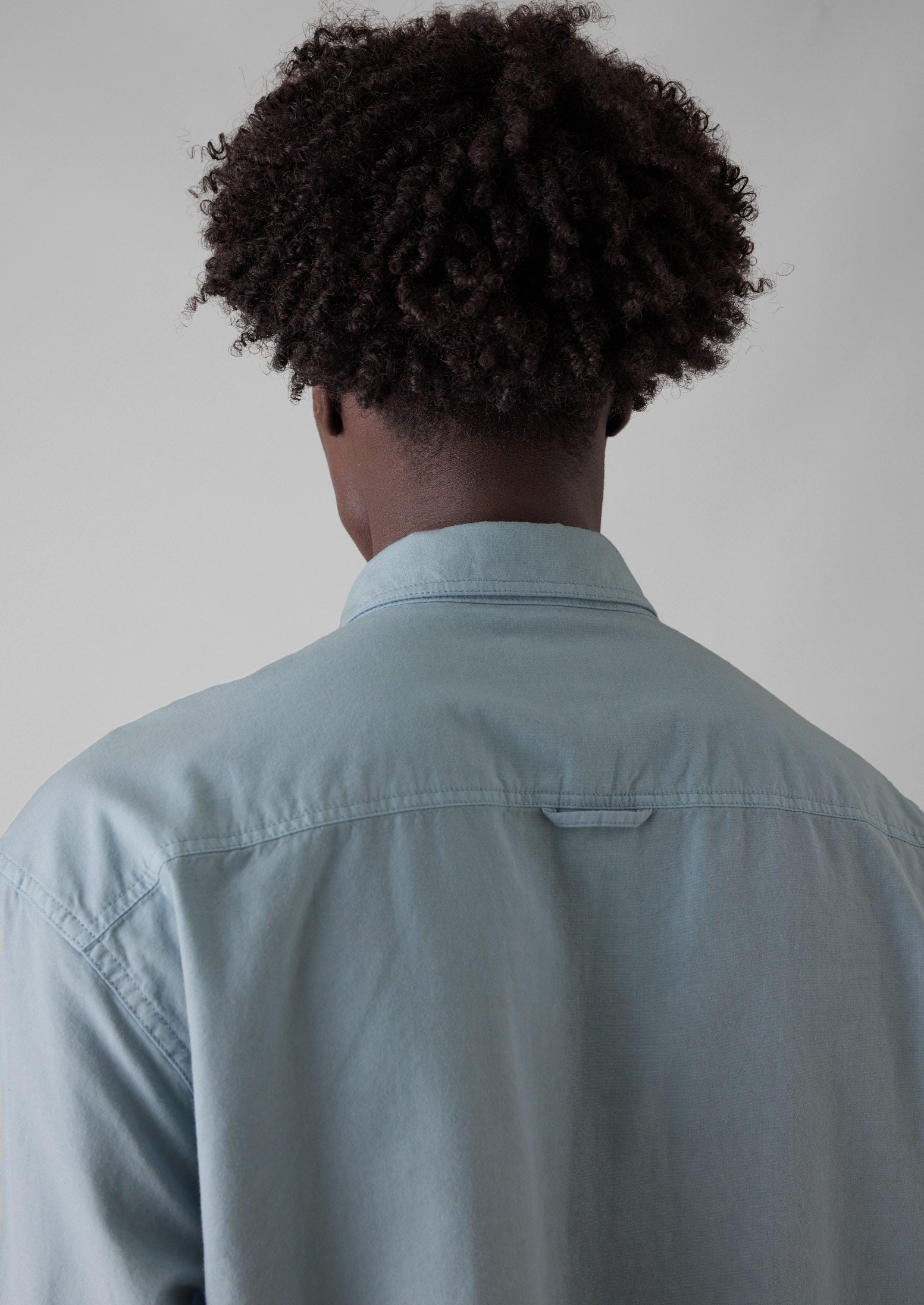 Garment Dyed Oxford Workwear Shirt | Mist Blue 5 Garment Dyed Oxford Workwear Shirt | Mist Blue